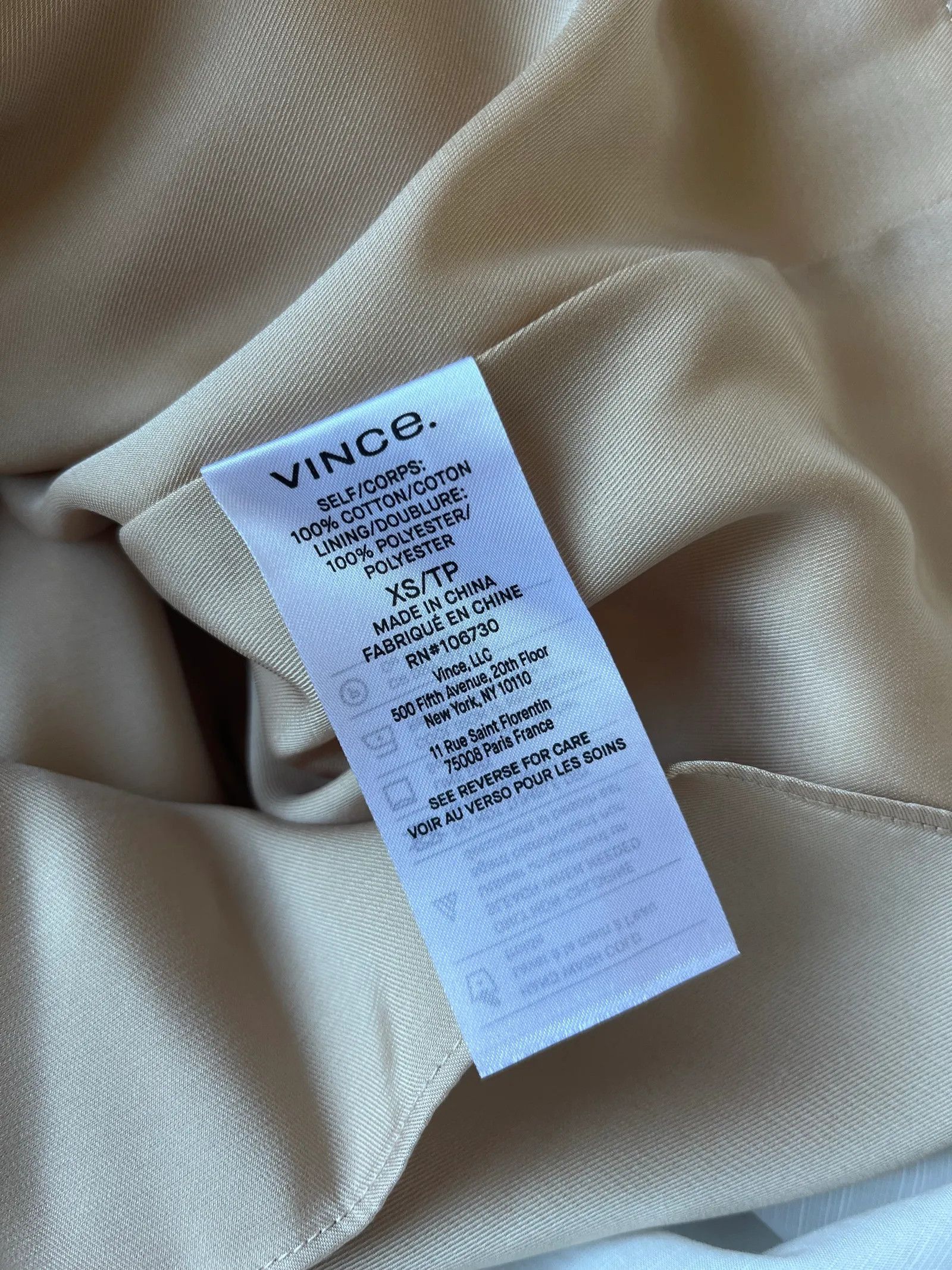 Vince Vince Double V-neck Dress Dress Size XS / US 0-2 / IT 36-38 - 3 Thumbnail