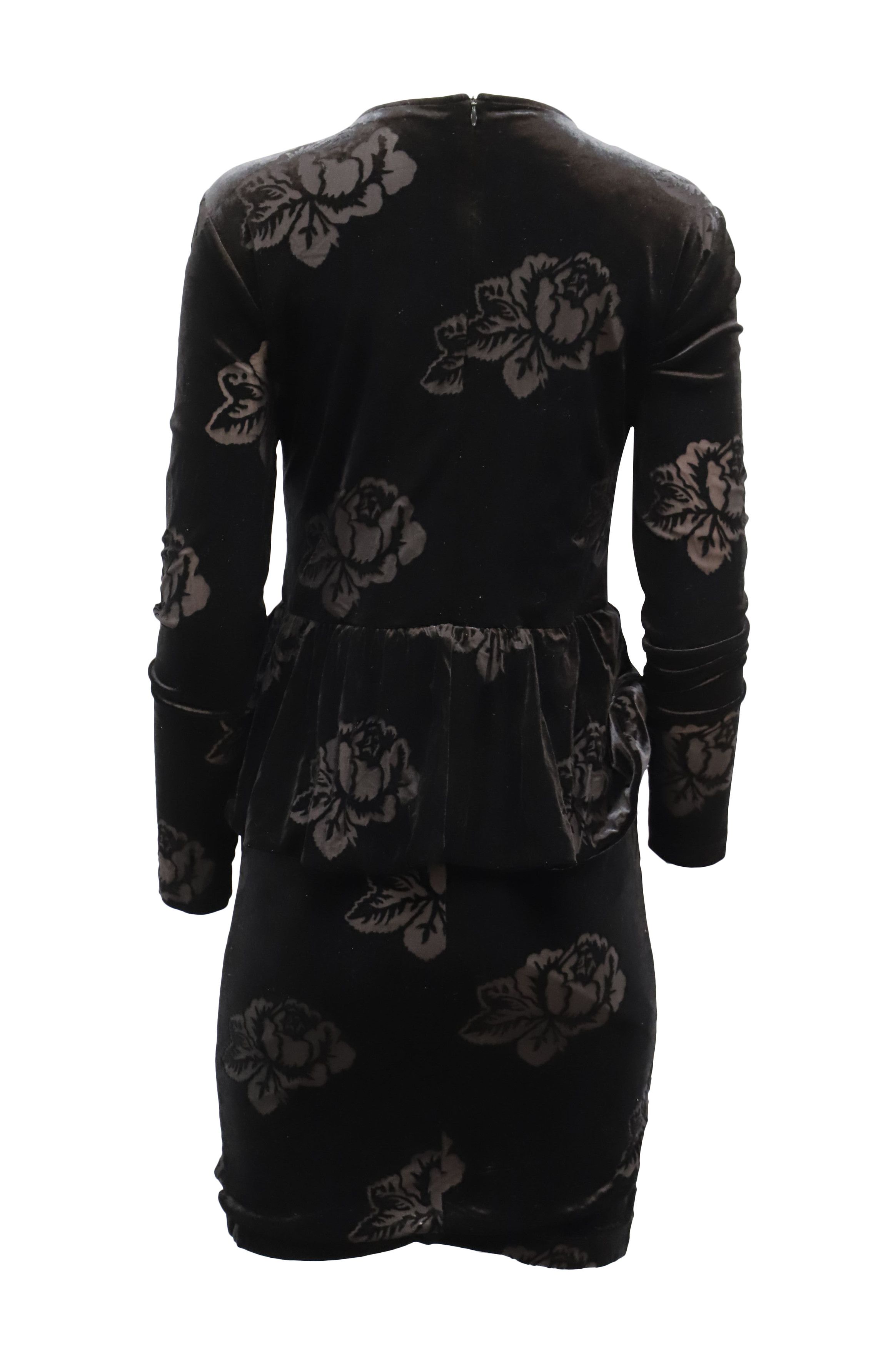Ganni Ganni Bloomsbury Dress in Black Polyester Size XS / US 0-2 / IT 36-38 - 2 Thumbnail