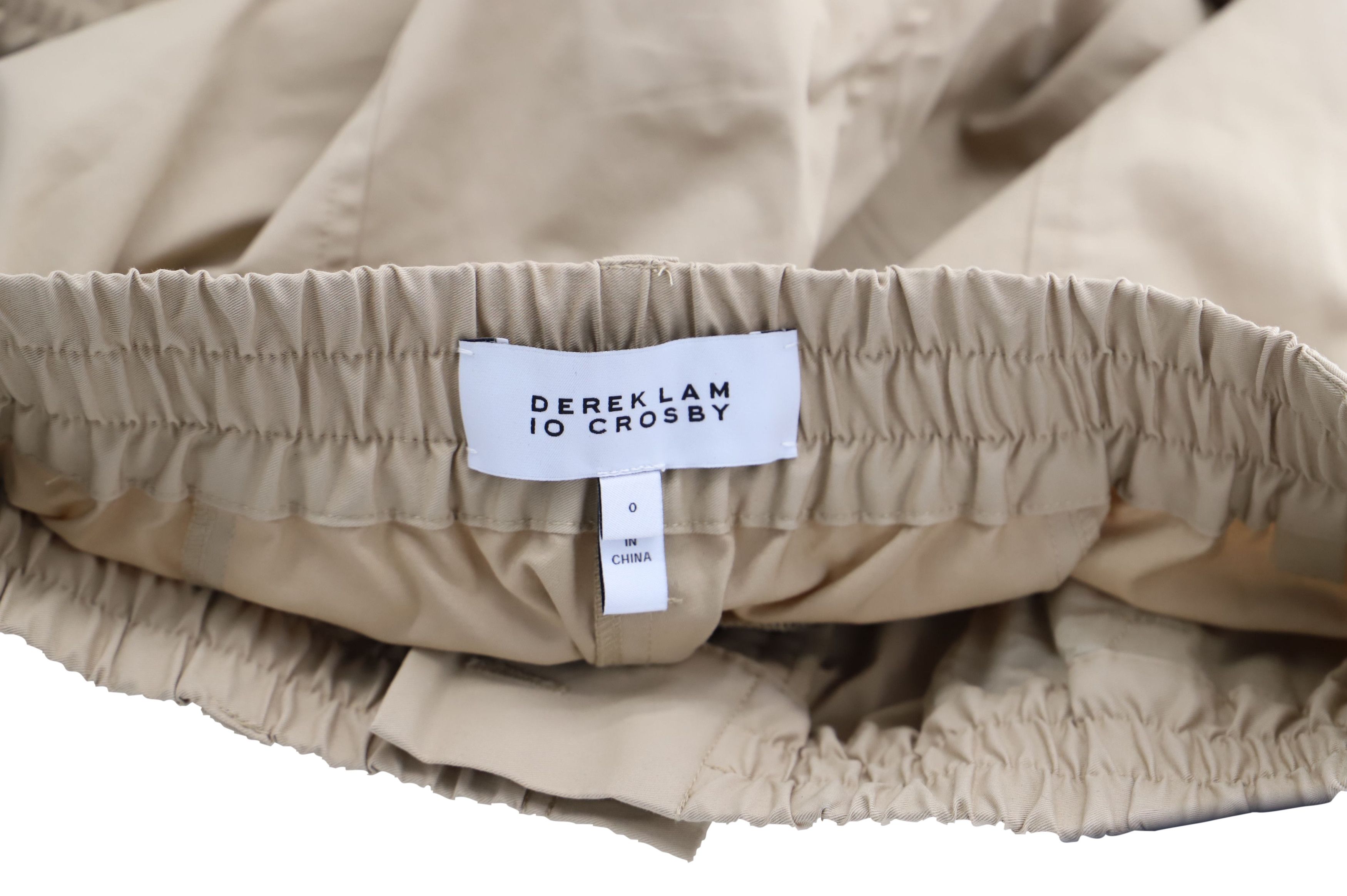 Derek Lam 10 Crosby Derek Lam Phoenix Joggers in Beige Cotton Size 25" / US 0 / IT 36 - 3 Thumbnail