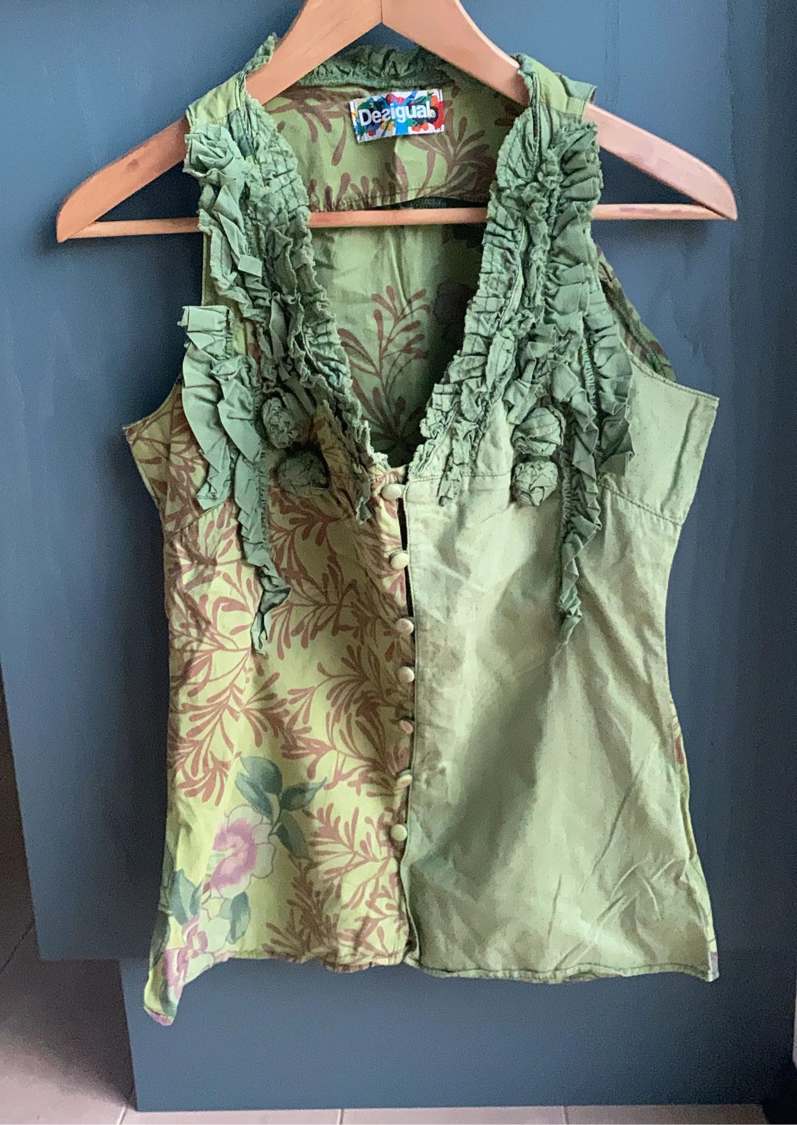 Desigual Desigual Blouse Size XS / US 0-2 / IT 36-38 - 3 Thumbnail