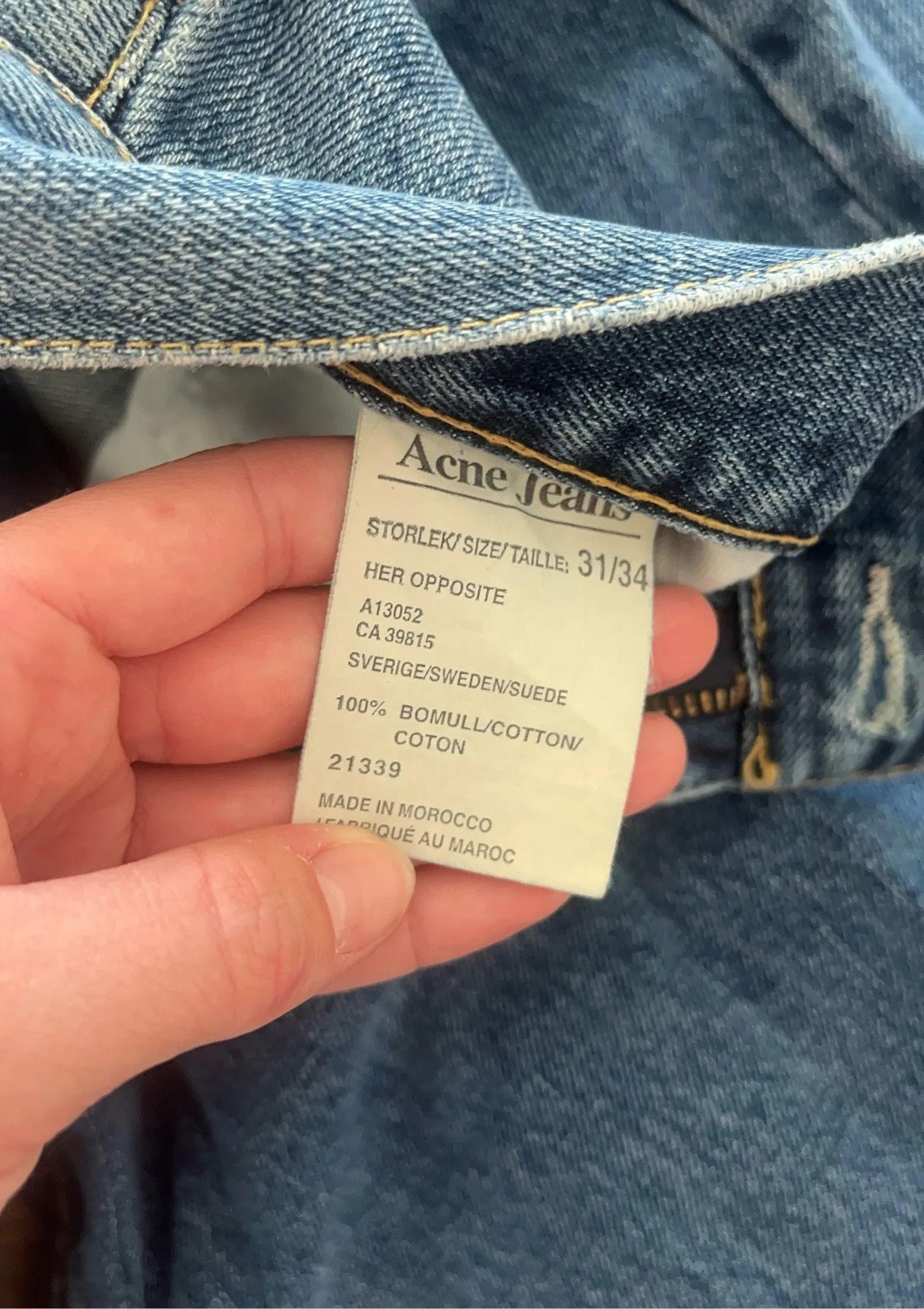 Acne Studios Acne Studios Jeans Size 31" - 4 Thumbnail