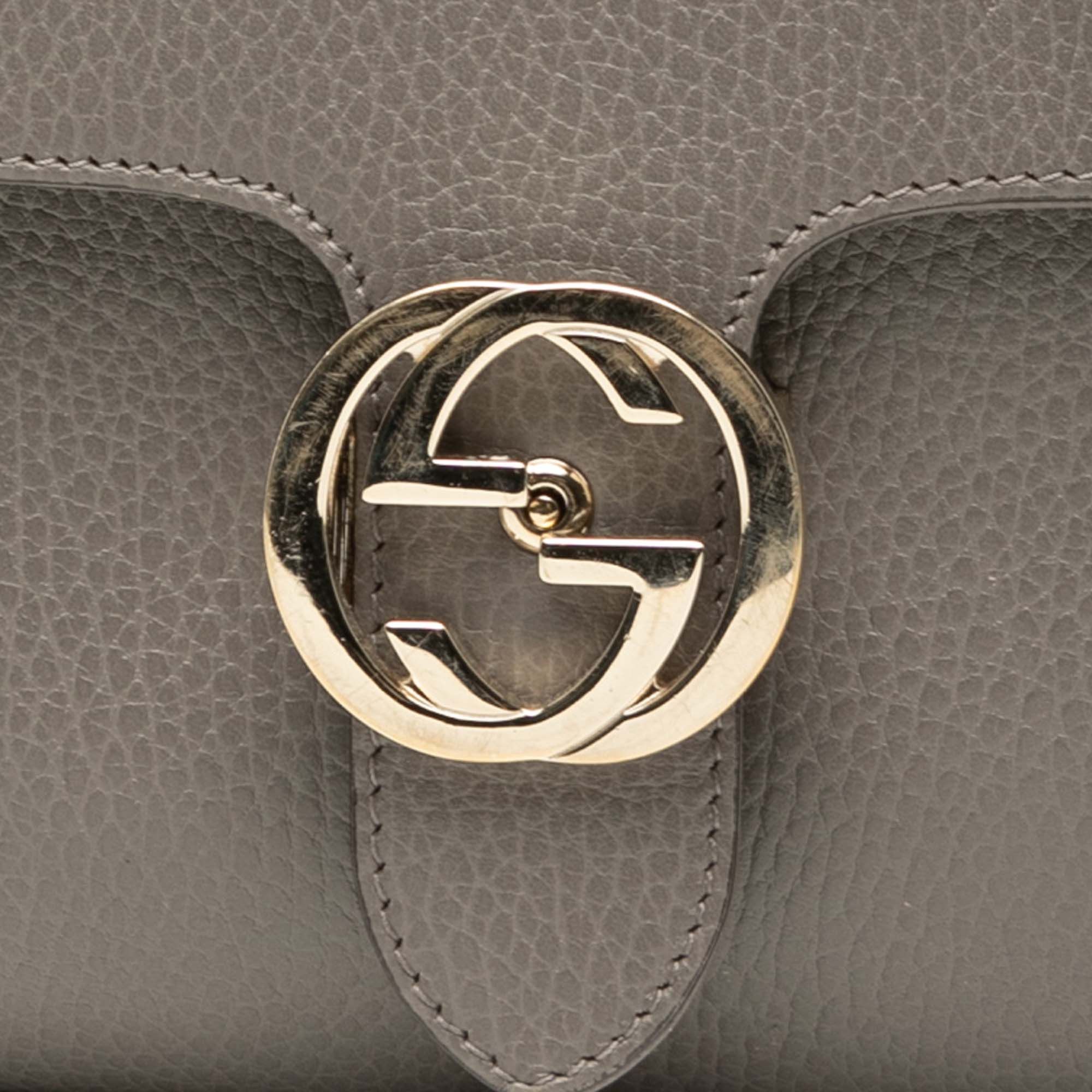Gucci Small Dollar Calf Interlocking G Satchel Size ONE SIZE - 8 Thumbnail