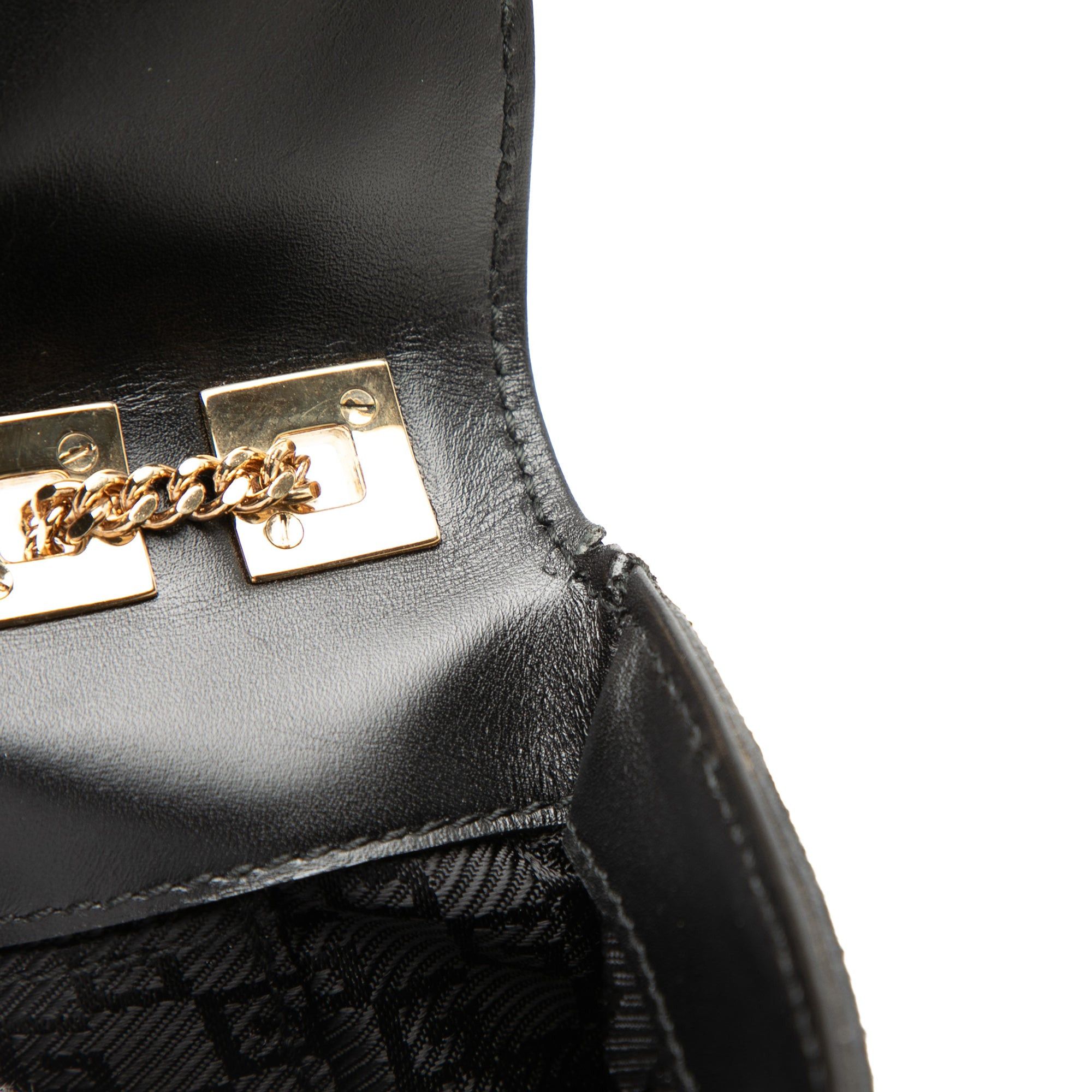 Gucci Suede Tiger Head Chain Shoulder Bag Size ONE SIZE - 7 Thumbnail