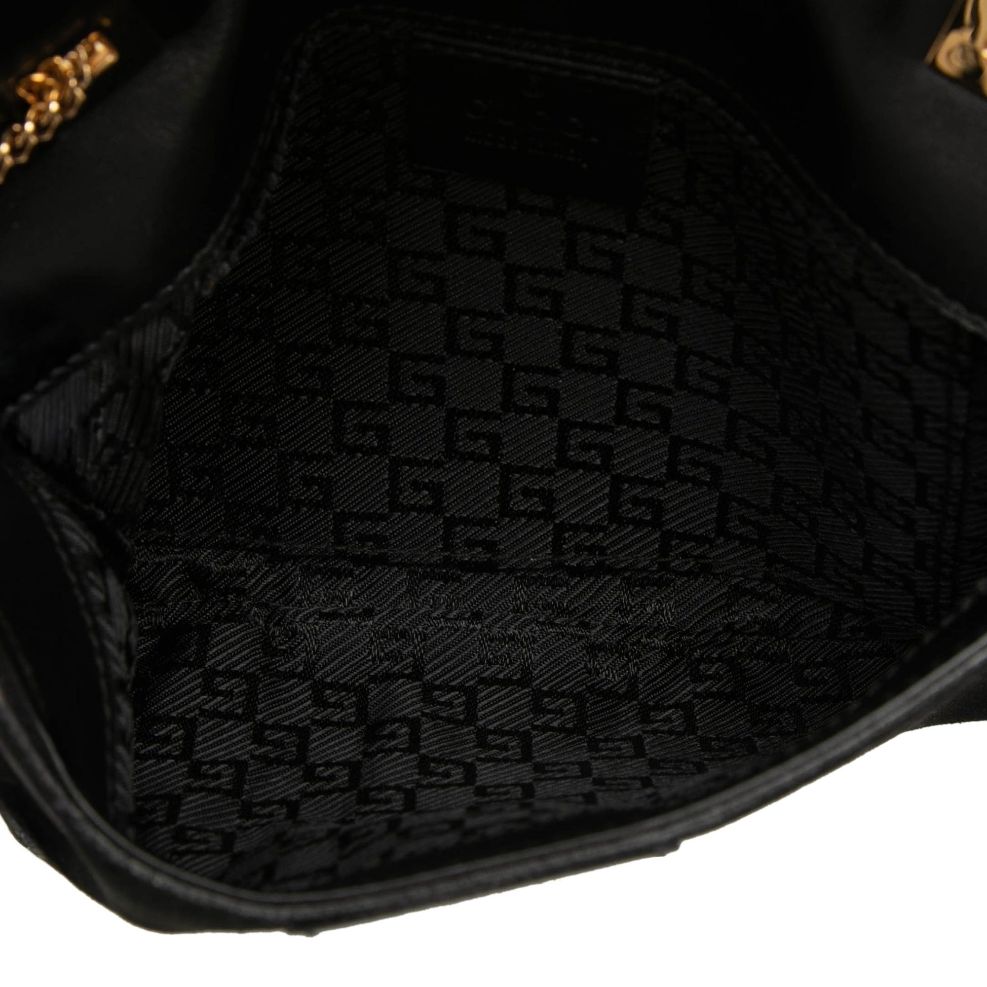 Gucci Suede Tiger Head Chain Shoulder Bag Size ONE SIZE - 4 Thumbnail