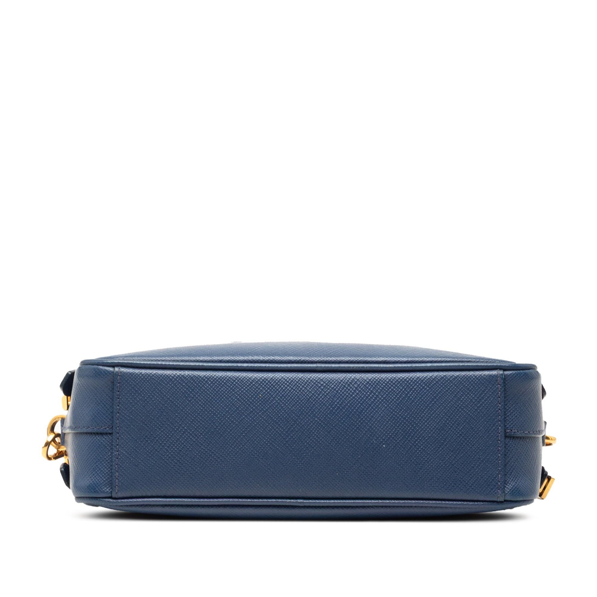 Prada Mini Saffiano Double Zip Crossbody Size ONE SIZE - 3 Thumbnail