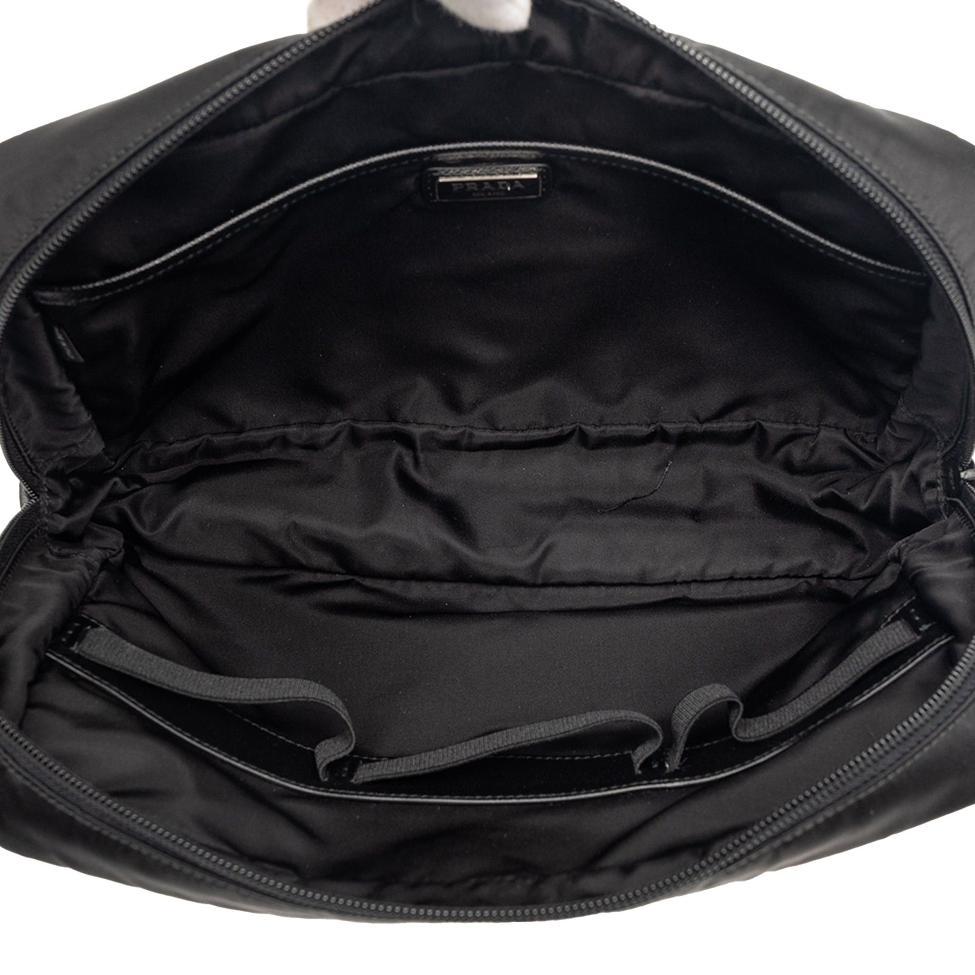 Prada Saffiano Trimmed Tessuto Clutch Size ONE SIZE - 4 Thumbnail