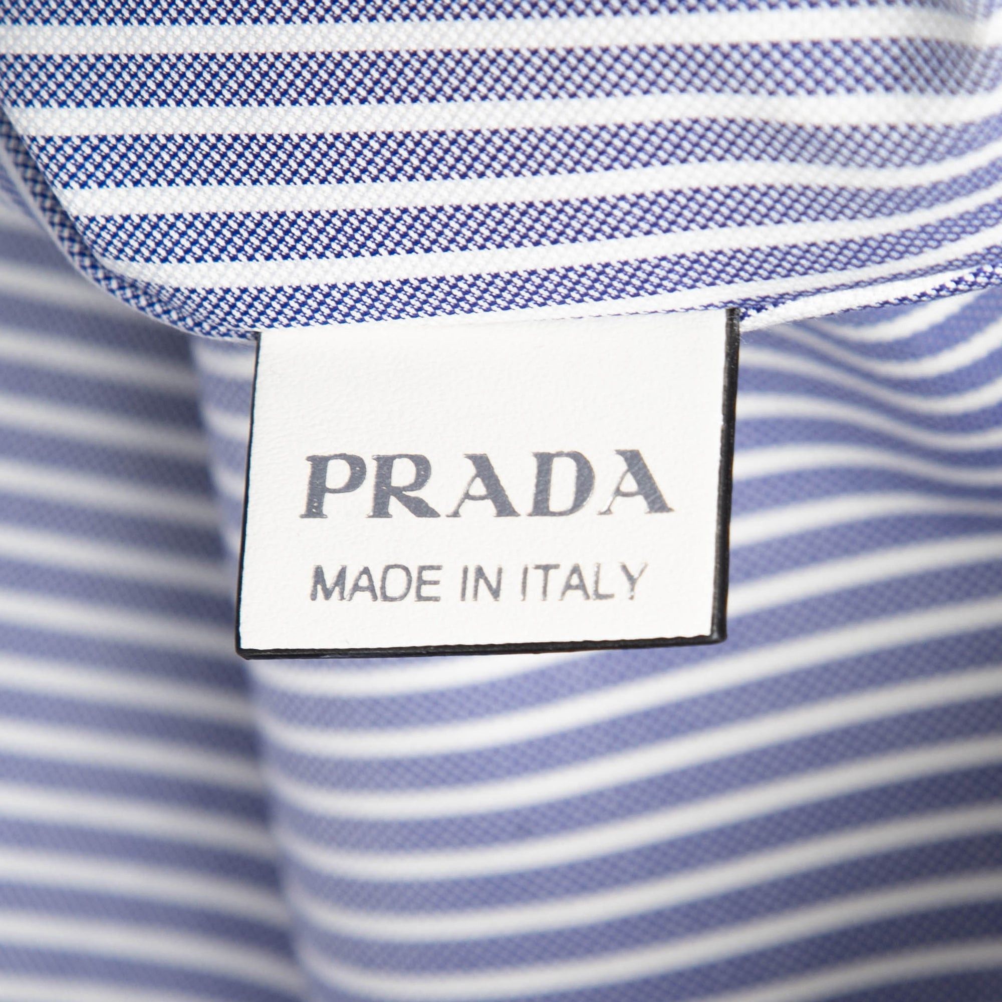Prada Canvas Logo Stripe Shopper Tote Size ONE SIZE - 5 Thumbnail