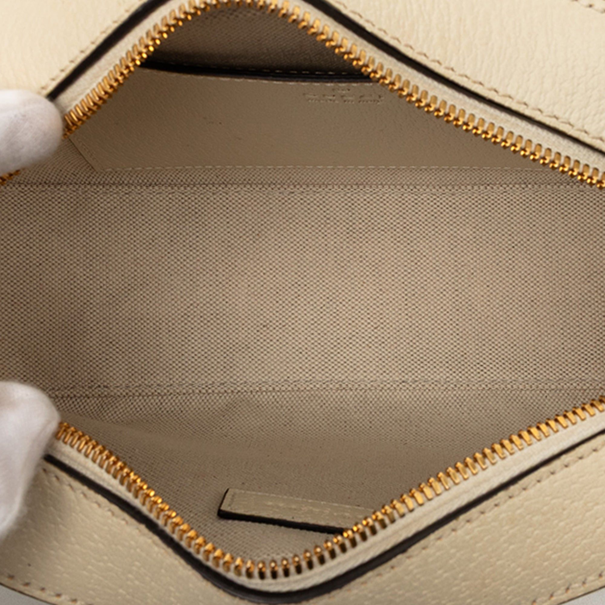 Gucci Small GG Supreme Textured Calfskin Web Ophidia Camera Bag Size ONE SIZE - 4 Thumbnail