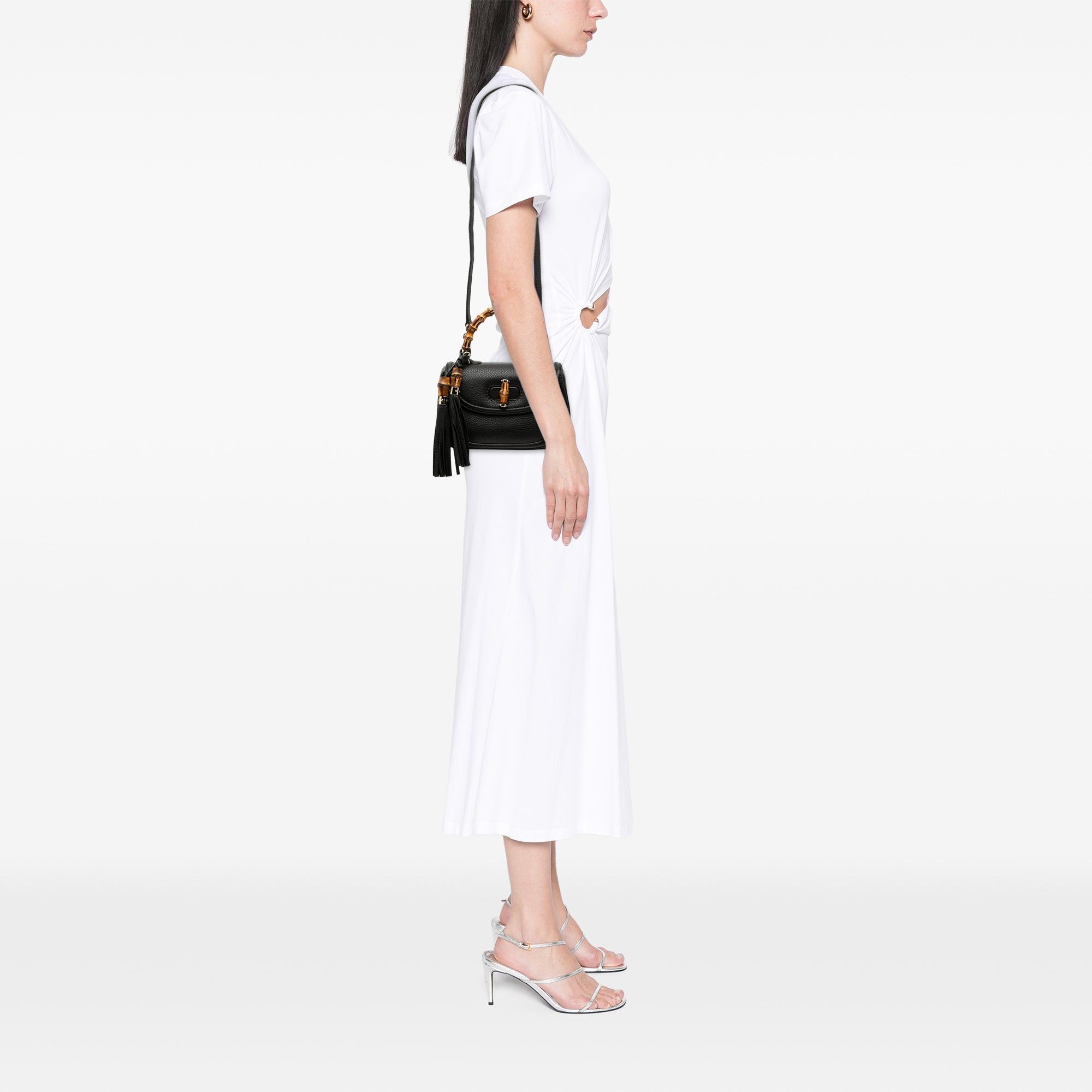 Gucci Small Leather New Bamboo Satchel Size ONE SIZE - 7 Thumbnail