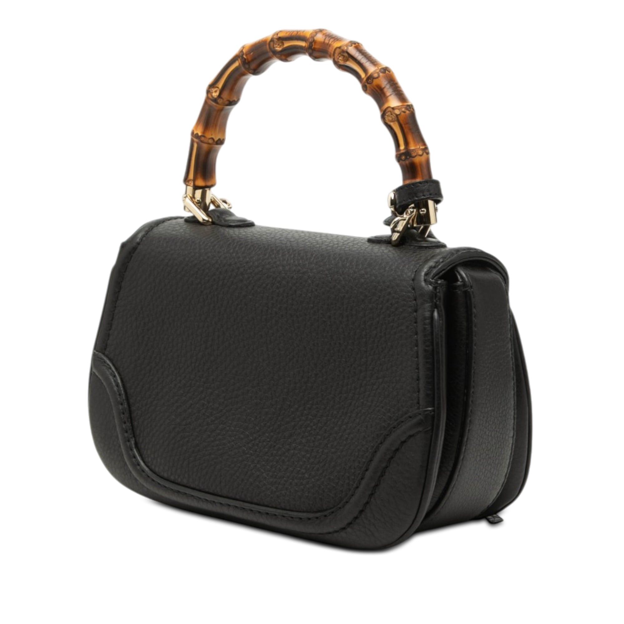 Gucci Small Leather New Bamboo Satchel Size ONE SIZE - 2 Thumbnail