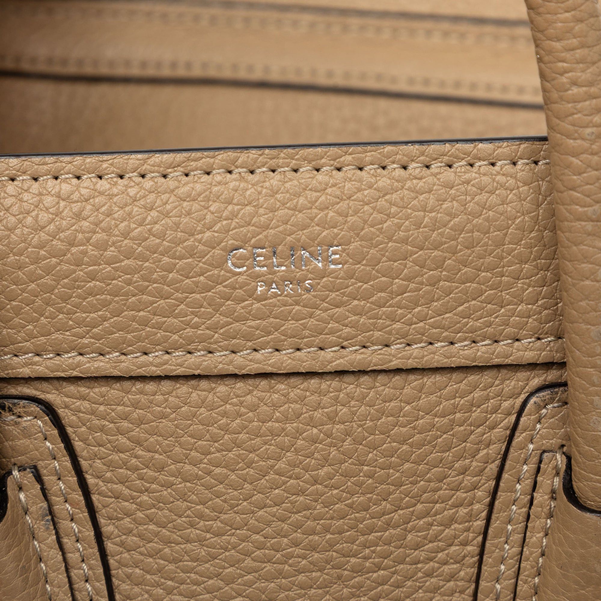 Celine Nano Leather Luggage Tote Size ONE SIZE - 6 Thumbnail