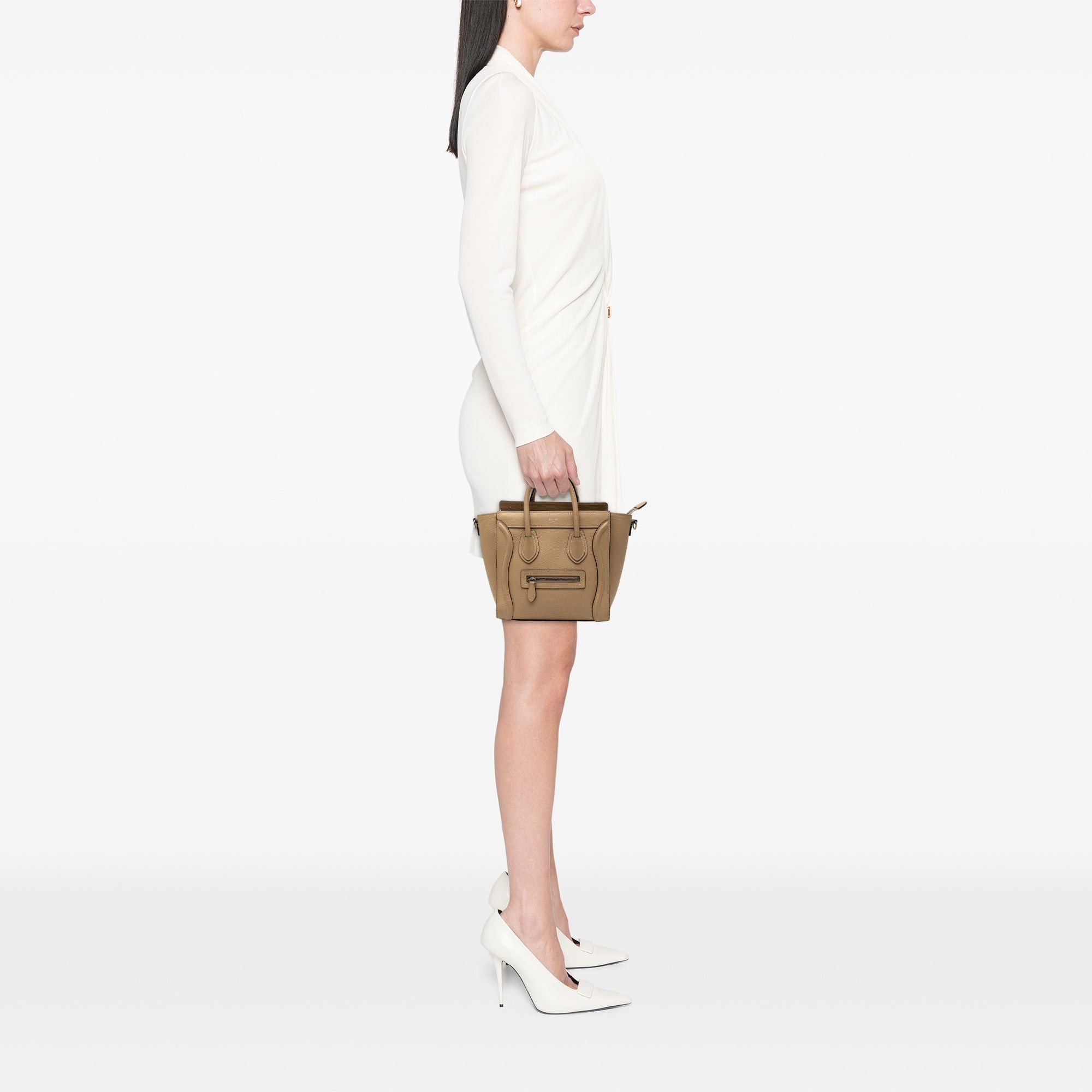 Celine Nano Leather Luggage Tote Size ONE SIZE - 7 Thumbnail