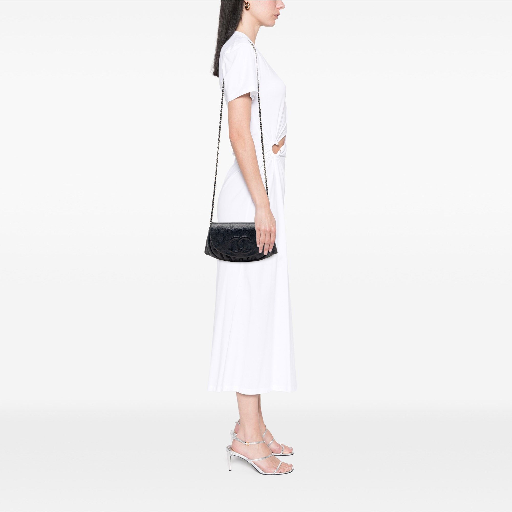 Chanel CC Caviar Half Moon Wallet on Chain Size ONE SIZE - 7 Thumbnail