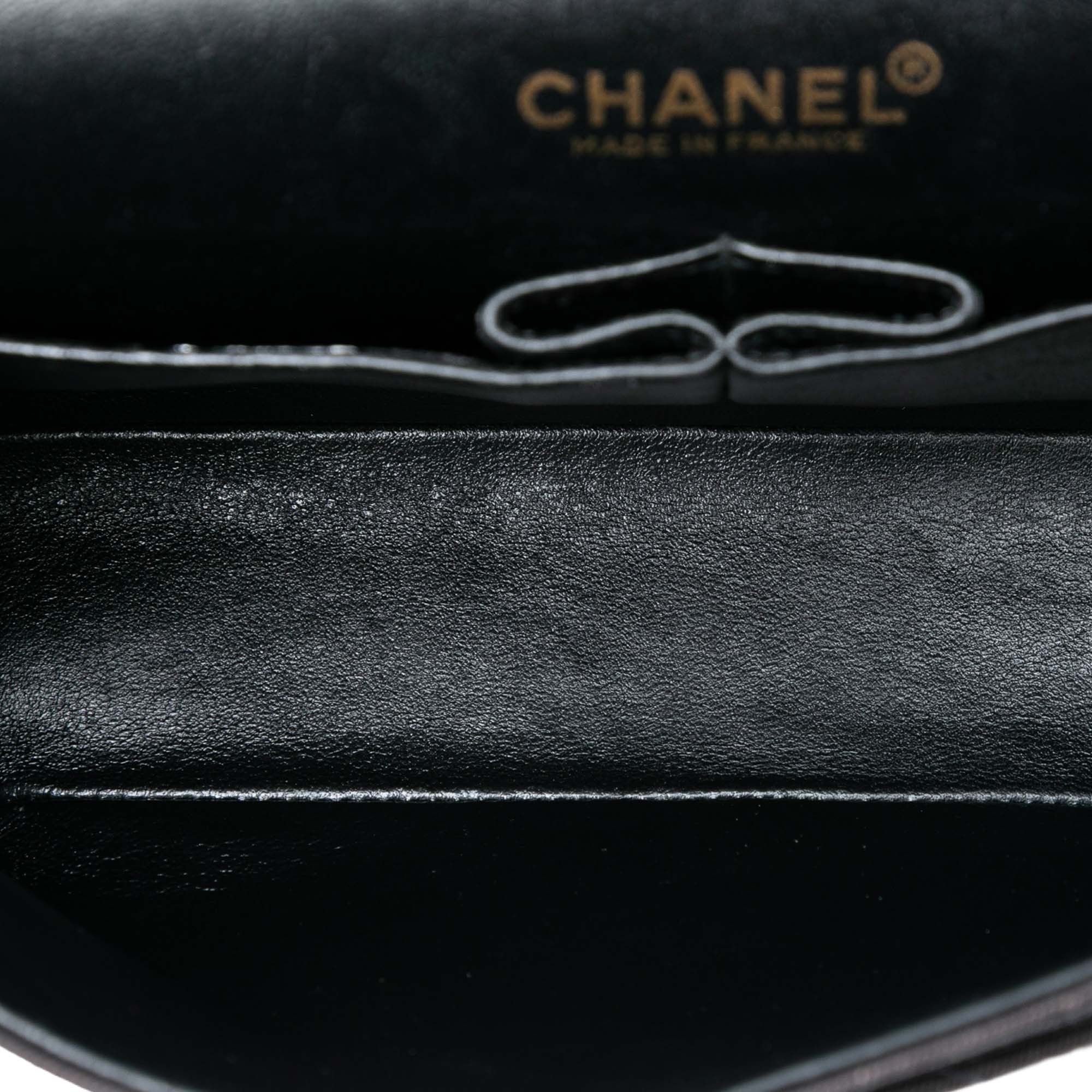 Chanel Medium Classic Canvas Coco Print Double Flap Size ONE SIZE - 4 Thumbnail