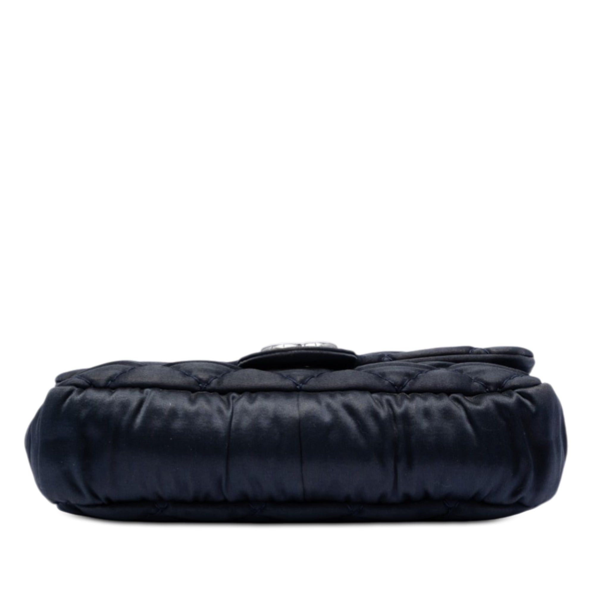 Chanel Medium CC Quilted Satin Single Flap Size ONE SIZE - 3 Thumbnail