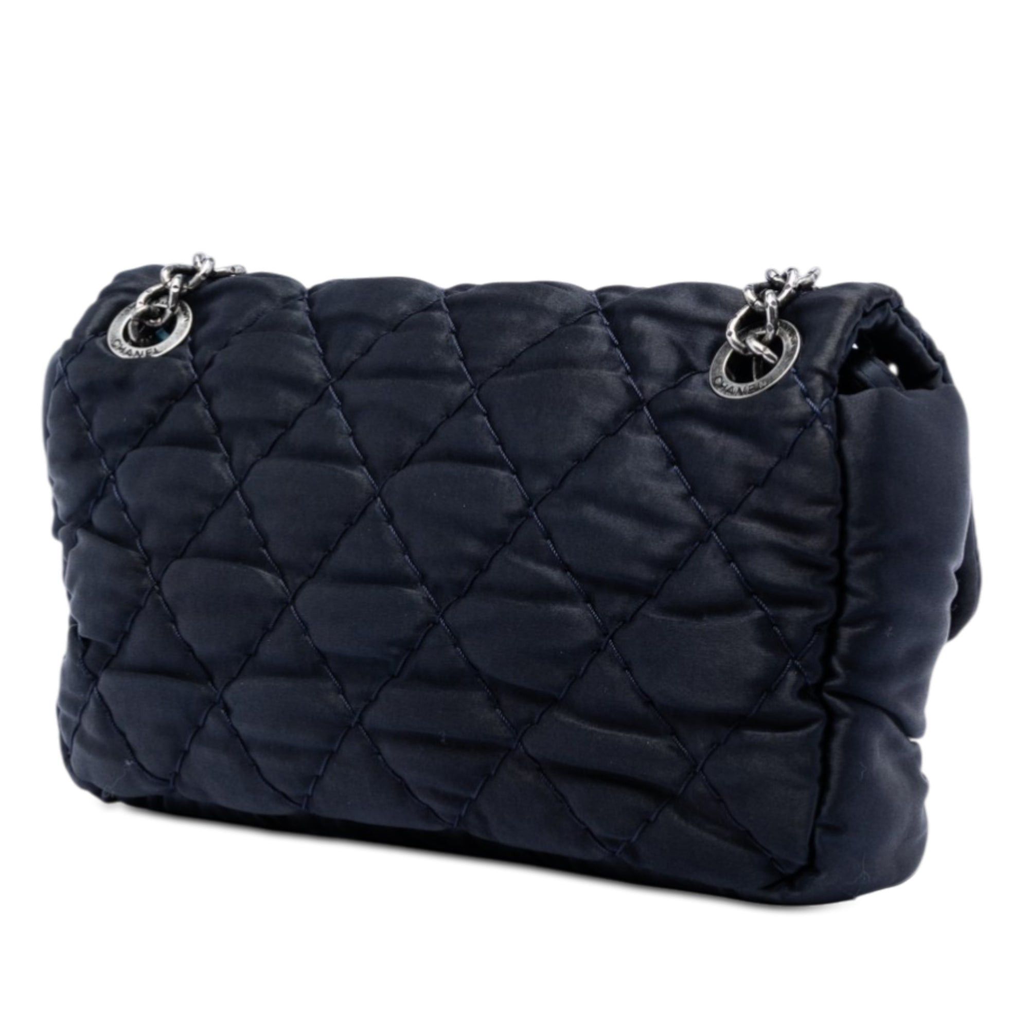 Chanel Medium CC Quilted Satin Single Flap Size ONE SIZE - 2 Thumbnail