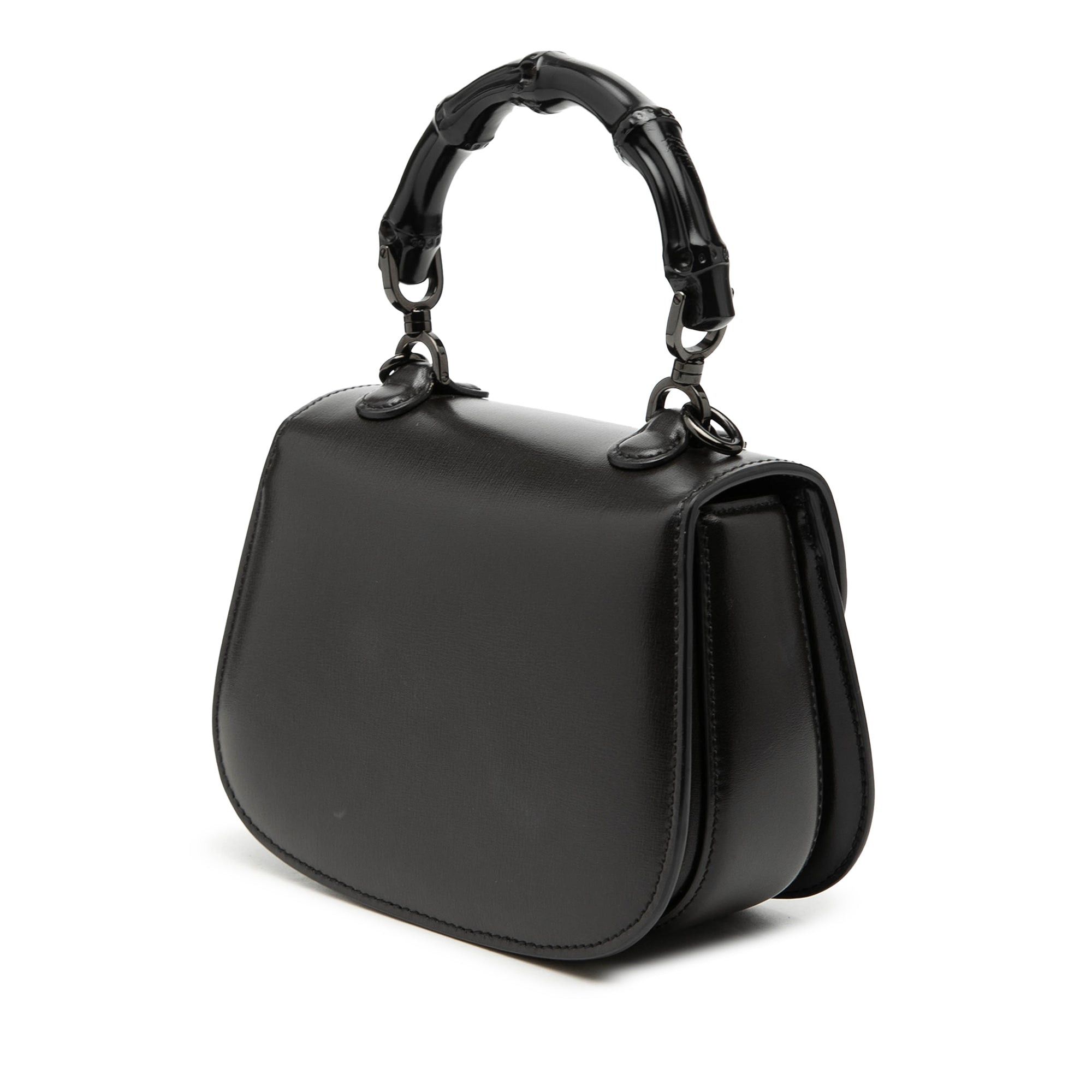 Gucci Mini Calfskin 1947 Bamboo Top Handle Bag Size ONE SIZE - 2 Thumbnail