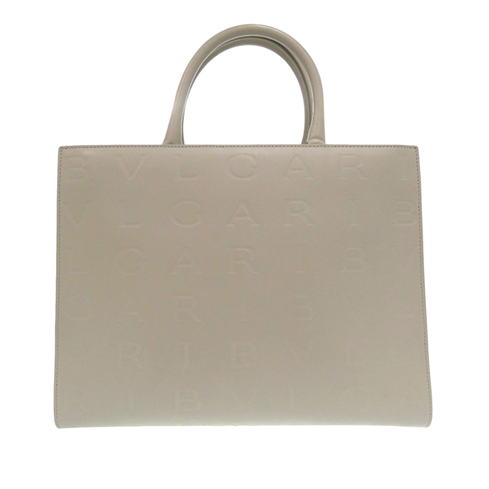 Bvlgari Embossed Leather Logo Infinitum Tote Size ONE SIZE - 3 Thumbnail