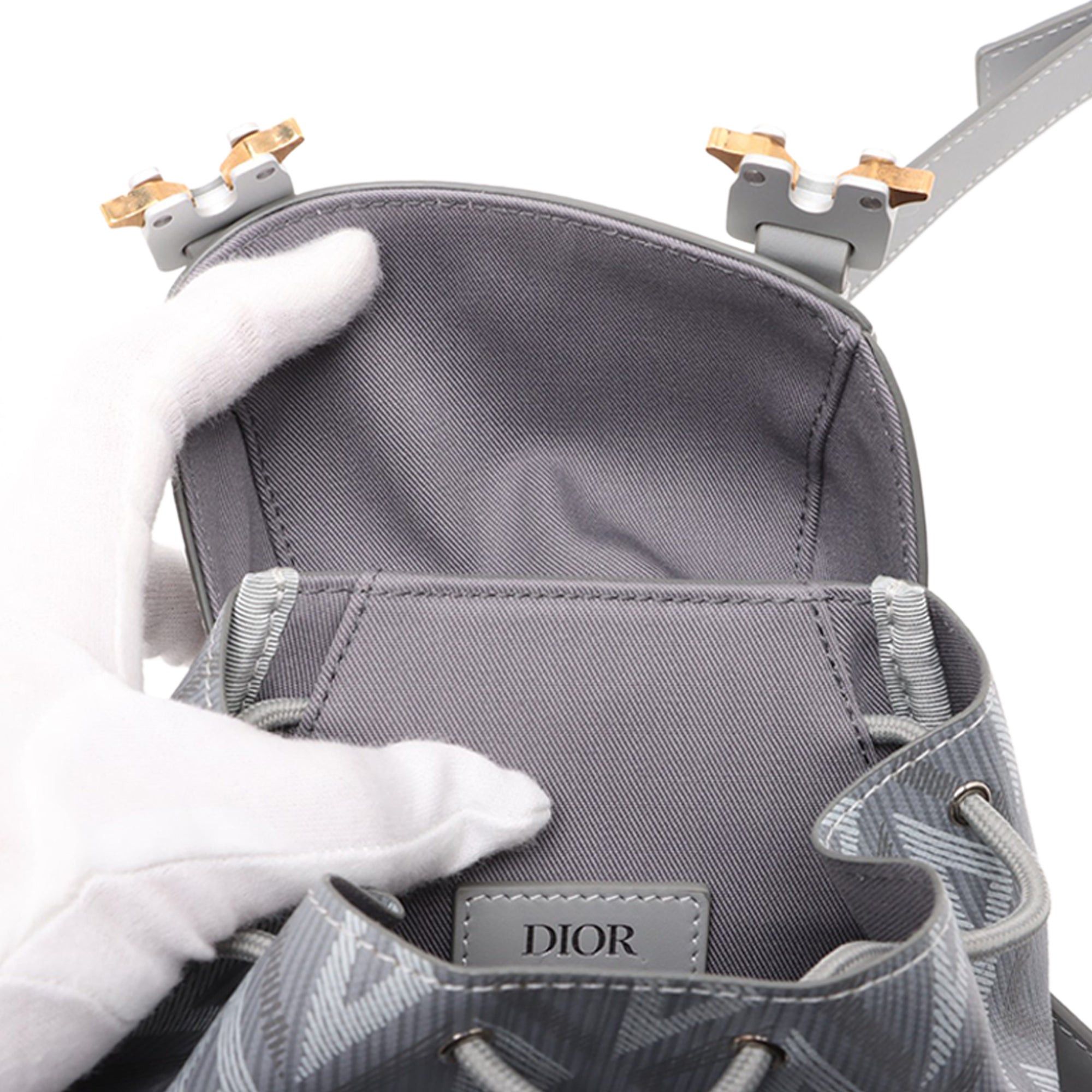 Dior Mini Coated Canvas CD Diamond Hit The Road Backpack Size ONE SIZE - 7 Thumbnail