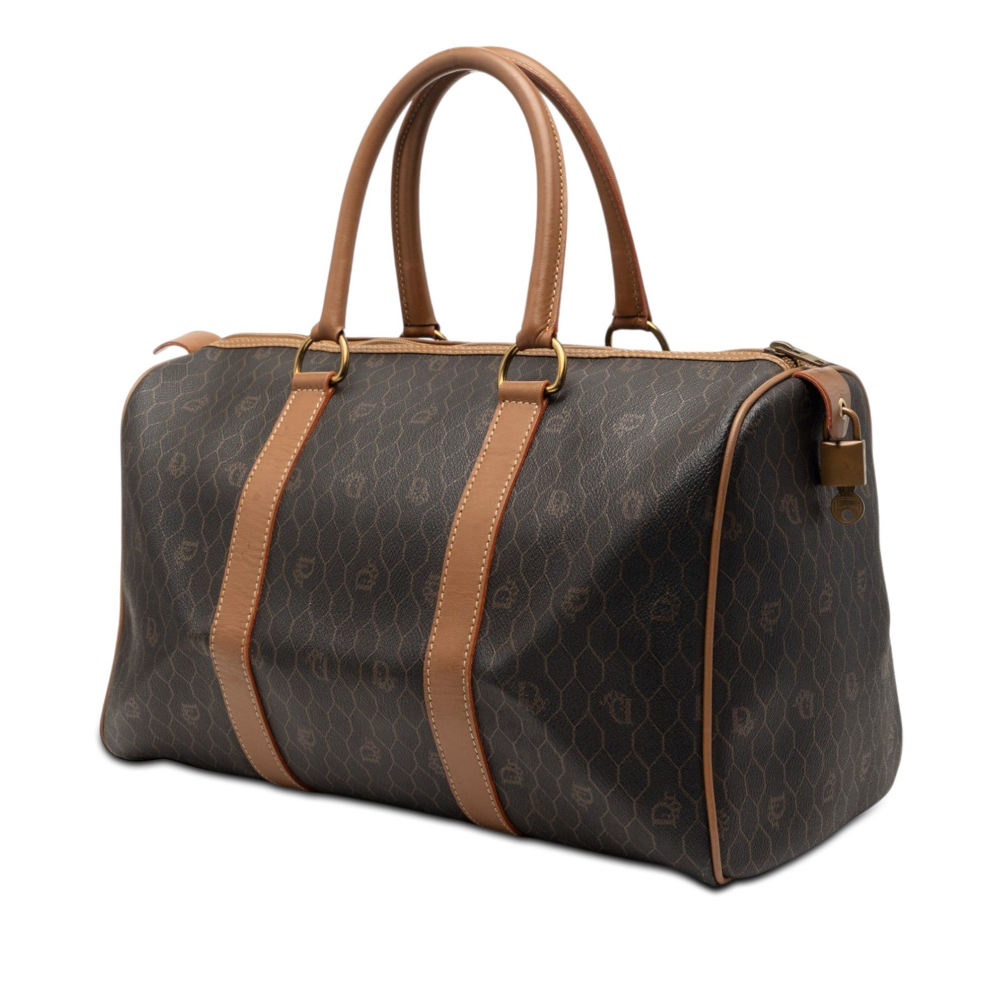 Dior Honeycomb Coated Canvas Boston Bag Size ONE SIZE - 2 Thumbnail