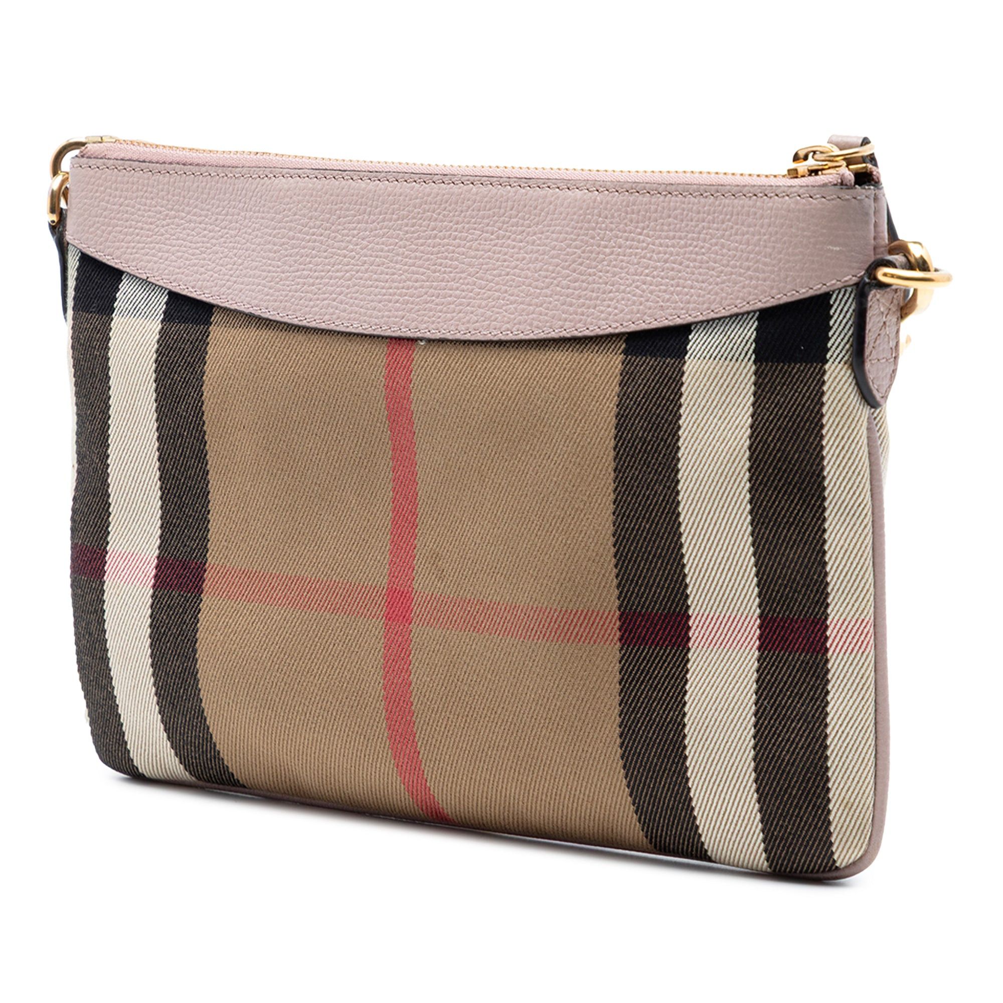 Burberry House Check Canvas Derby Peyton Crossbody Size ONE SIZE - 2 Thumbnail
