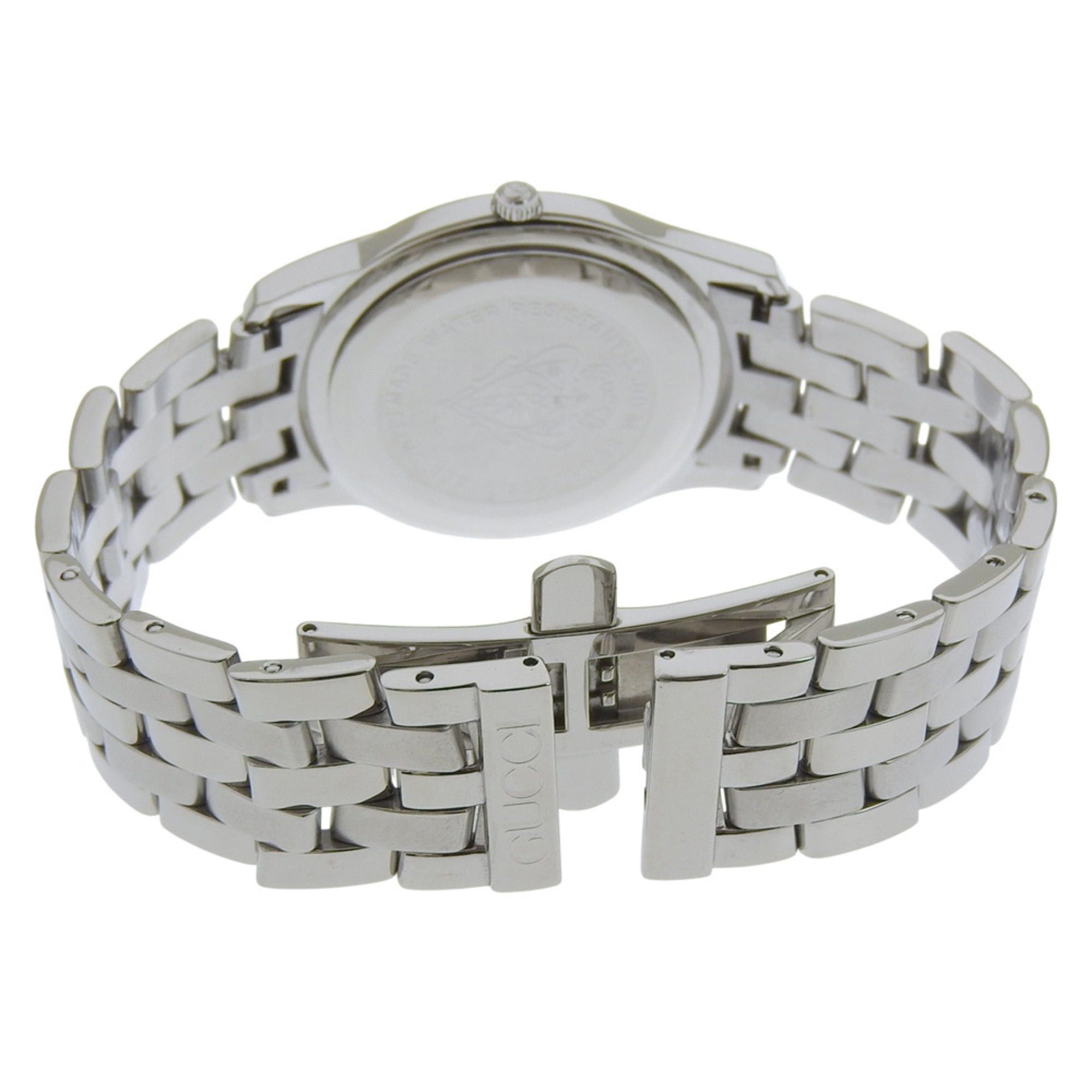 Gucci Gucci Watch 5500M Stainless Steel Quartz Analog Black Dial Boys' Size ONE SIZE - 4 Thumbnail