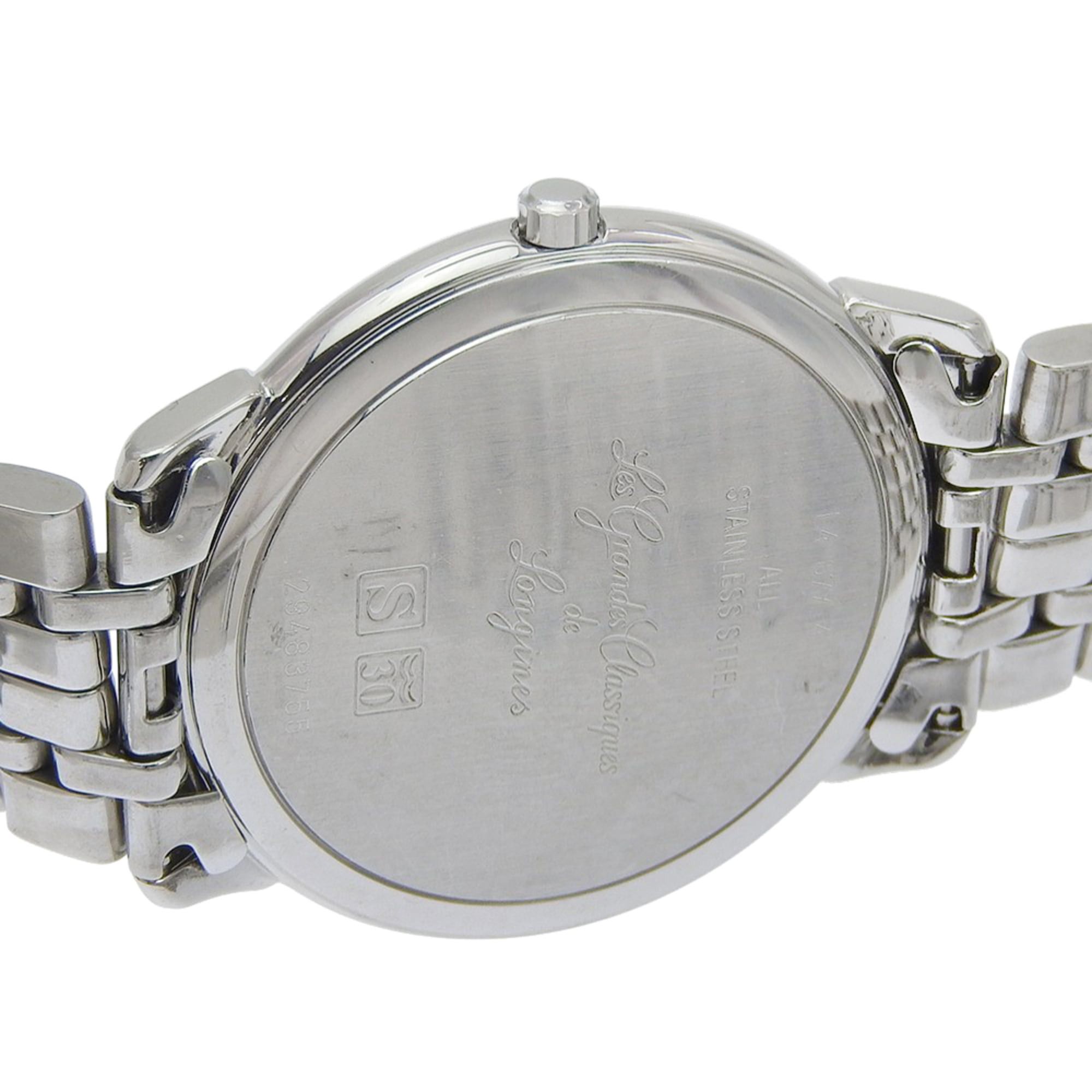 Longines Longines Grand Classic L4.677.4 Stainless Steel Quartz Analog Watch with Gray Dial - Ladies Size ONE SIZE - 6 Thumbnail