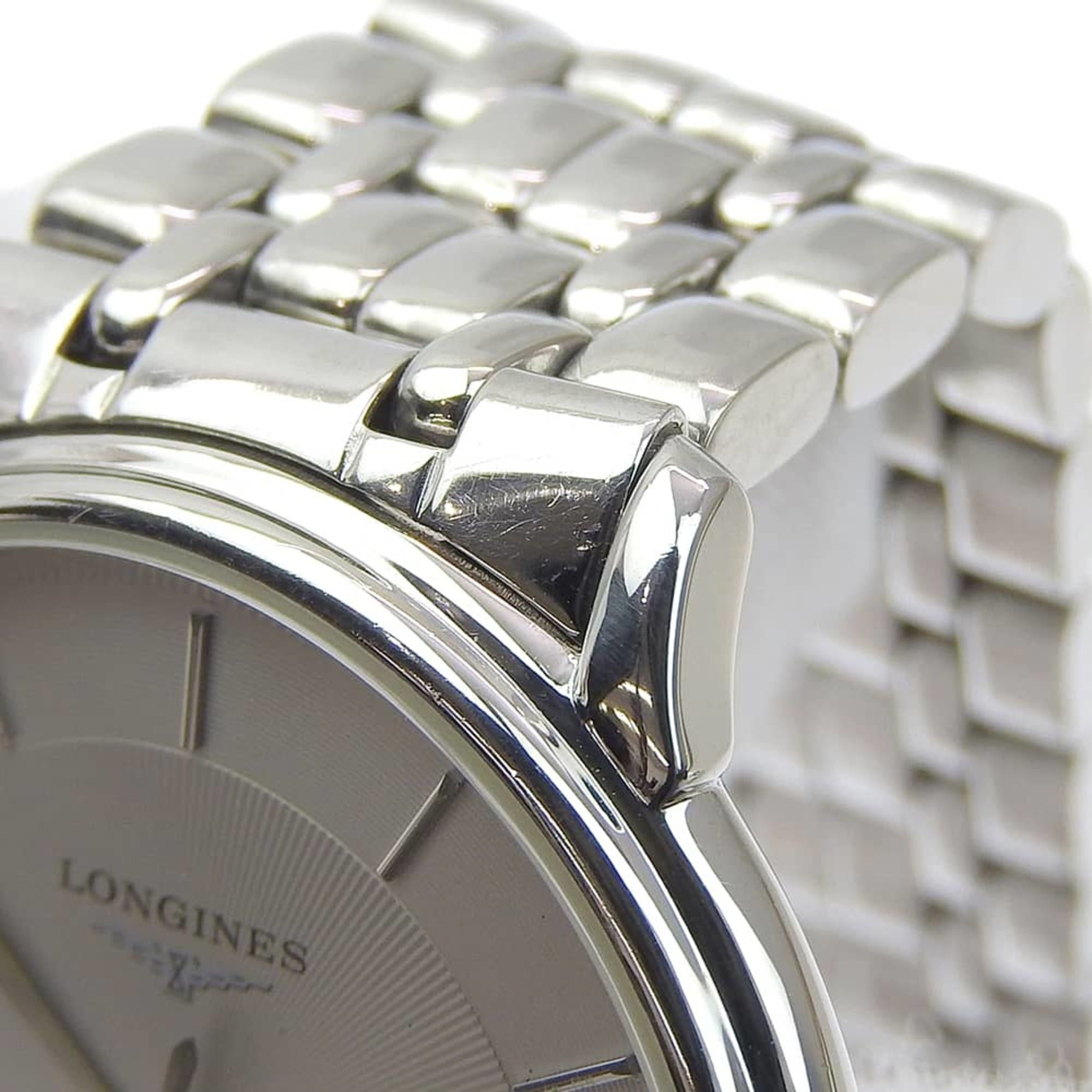 Longines Longines Grand Classic L4.677.4 Stainless Steel Quartz Analog Watch with Gray Dial - Ladies Size ONE SIZE - 8 Thumbnail