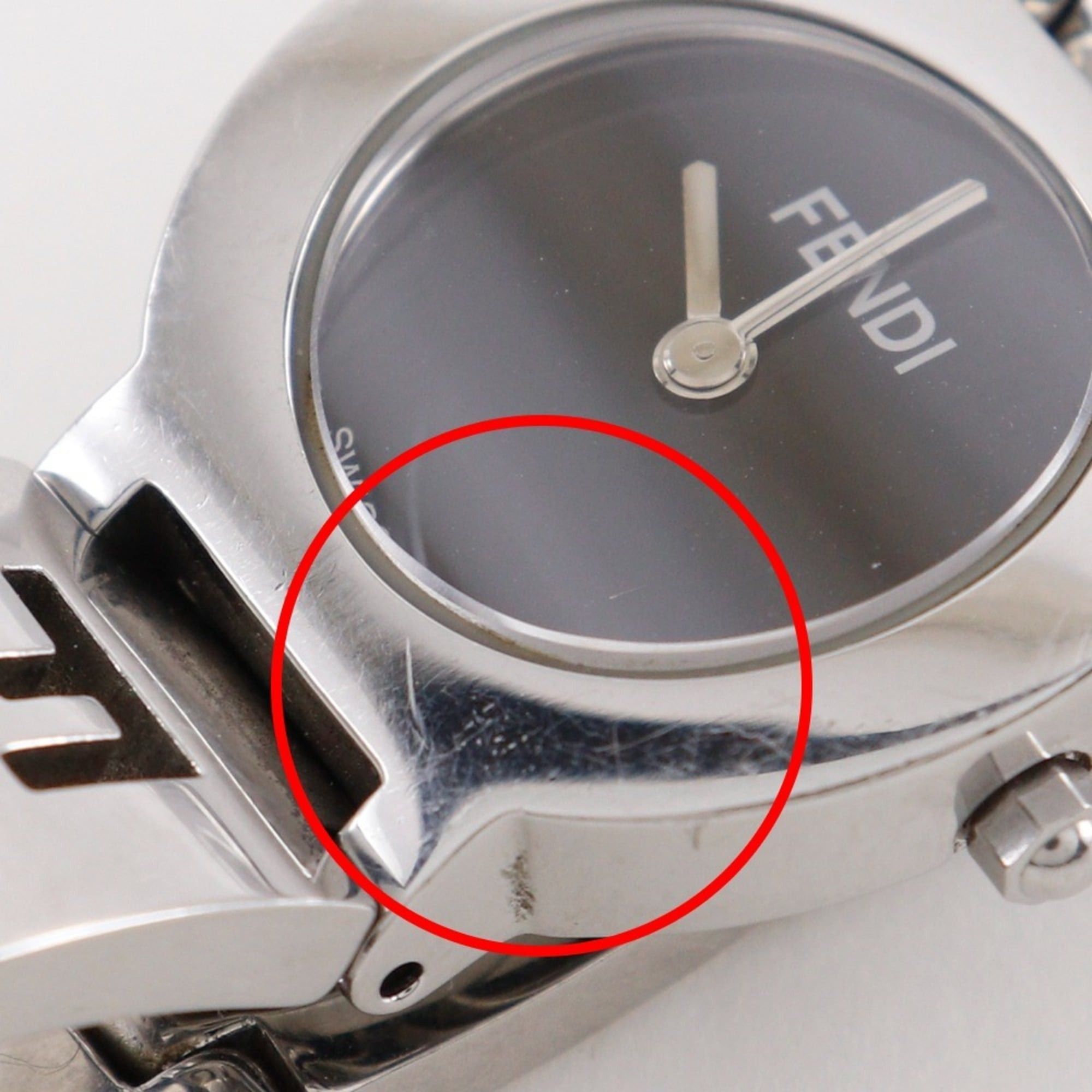 Fendi Fendi Olologi Women's Watch, 3050L Stainless Steel, Quartz, Analog, Black Dial. Size ONE SIZE - 8 Thumbnail