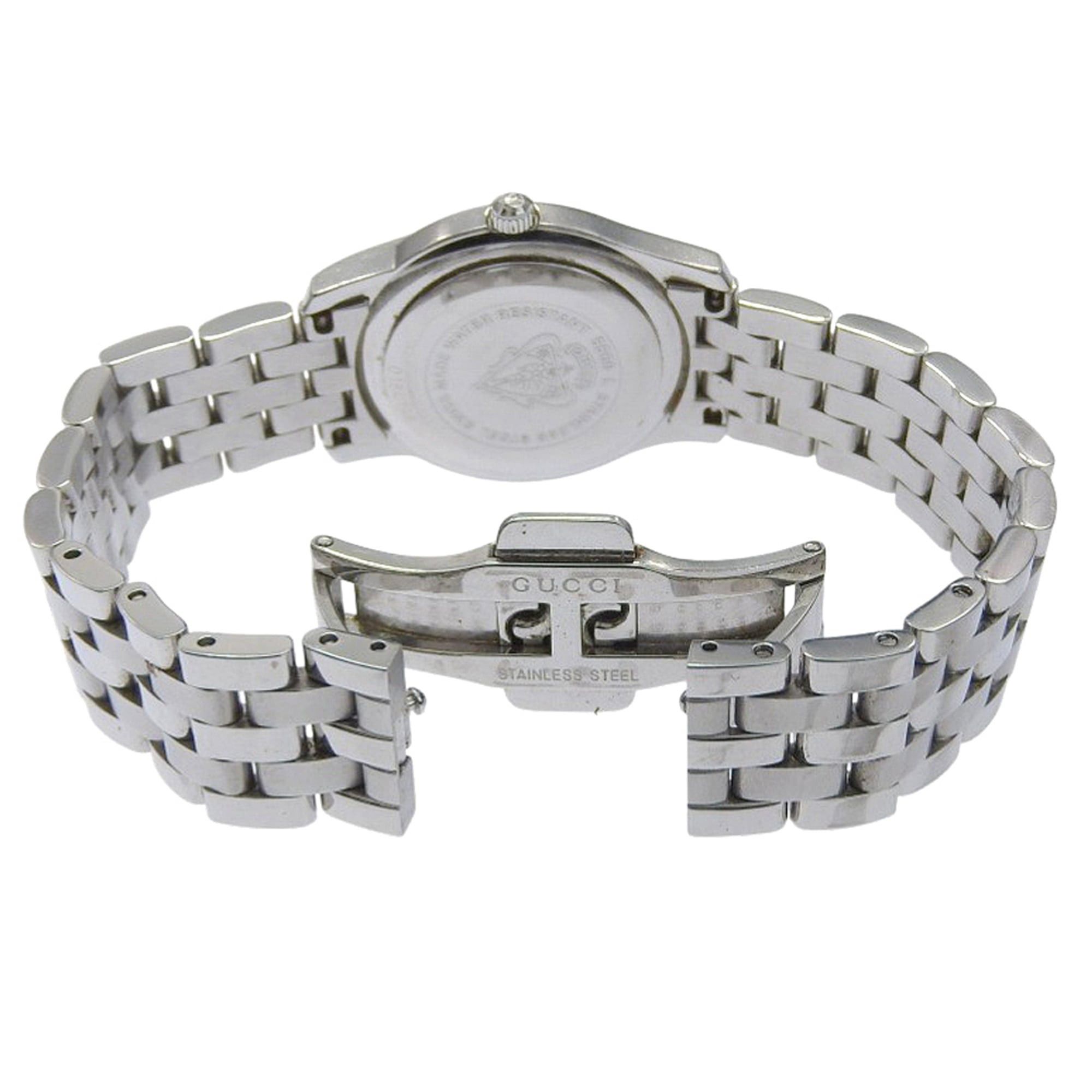 Gucci Gucci 5500L Stainless Steel Quartz Analog Watch with Silver Dial for Women Size ONE SIZE - 5 Thumbnail