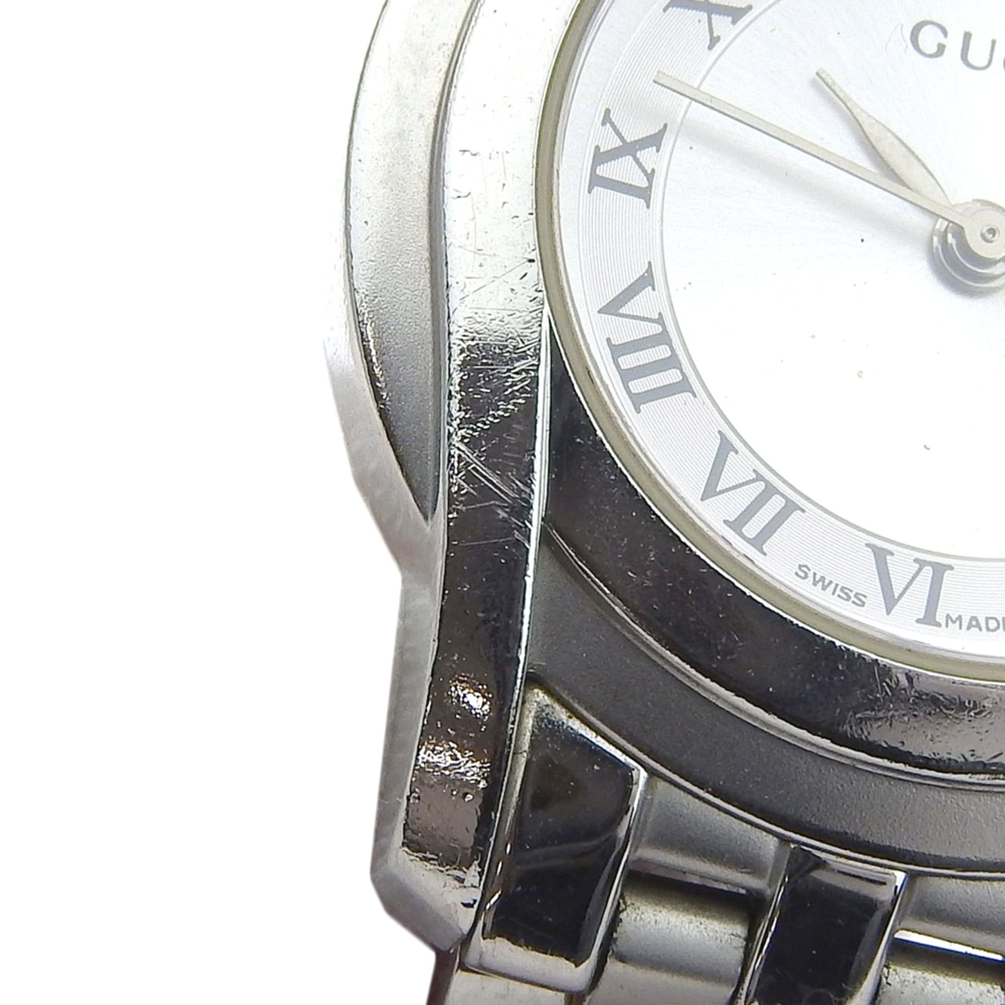 Gucci Gucci 5500L Stainless Steel Quartz Analog Watch with Silver Dial for Women Size ONE SIZE - 7 Thumbnail