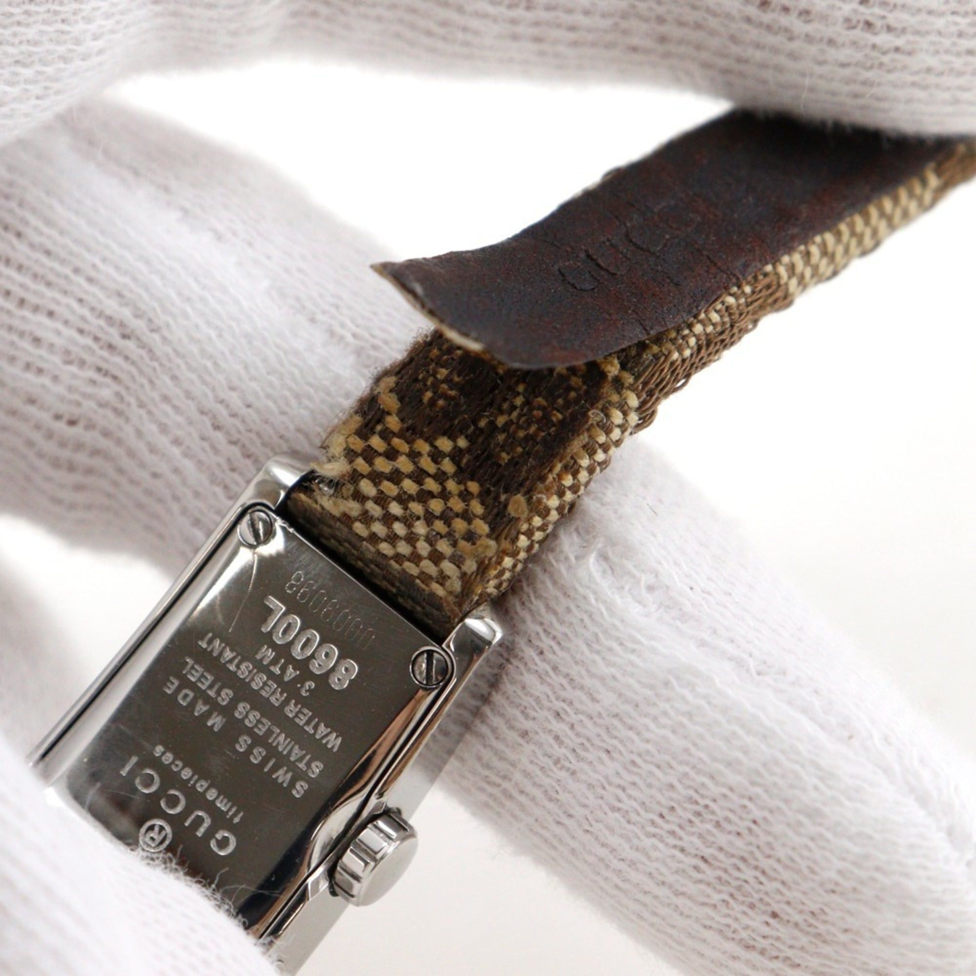 Gucci Gucci watch 8600L stainless steel quartz analog silver dial women's Size ONE SIZE - 9 Thumbnail