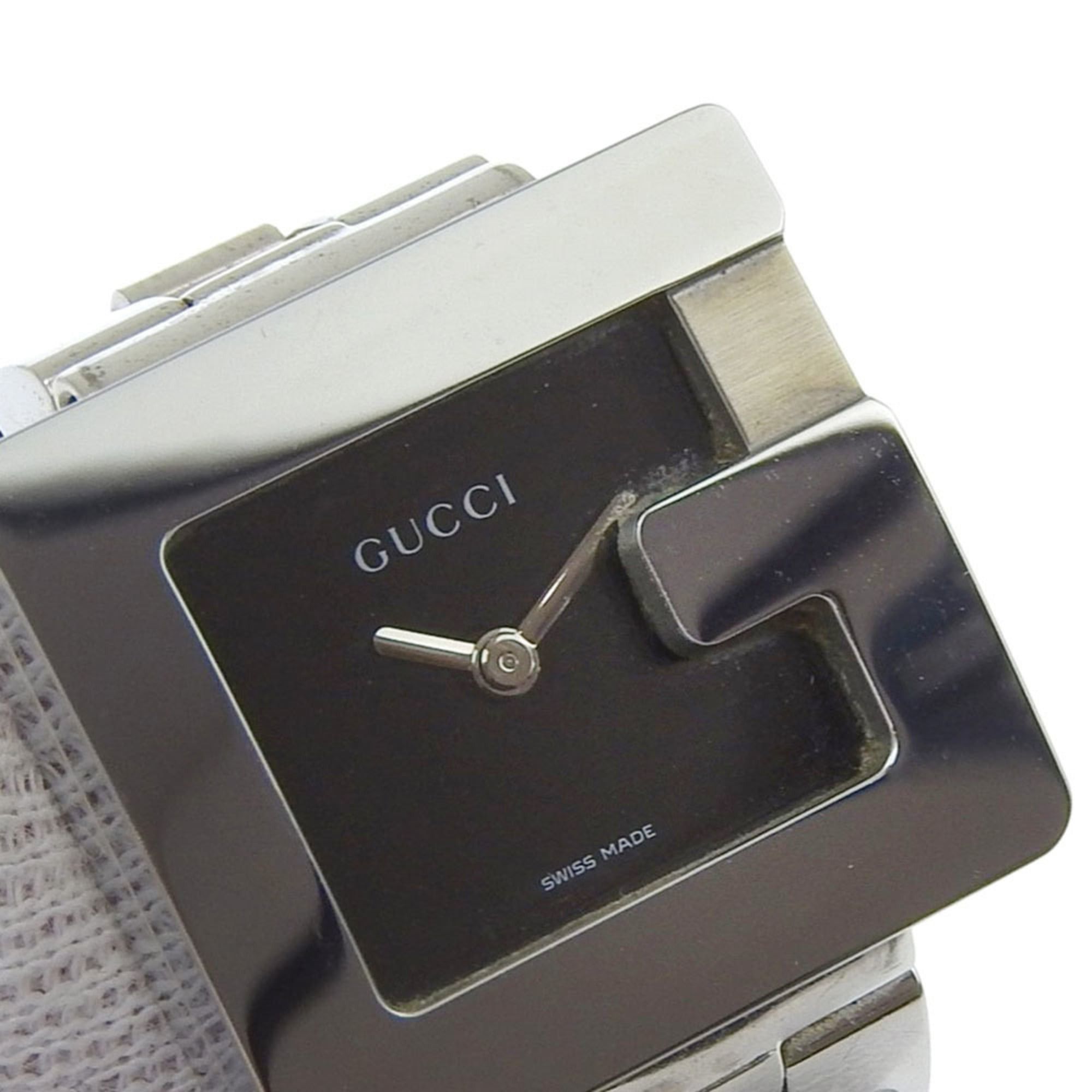 Gucci Gucci G-Watch 3600L Stainless Steel Quartz Analog Black Dial Women's Watch Size ONE SIZE - 7 Thumbnail