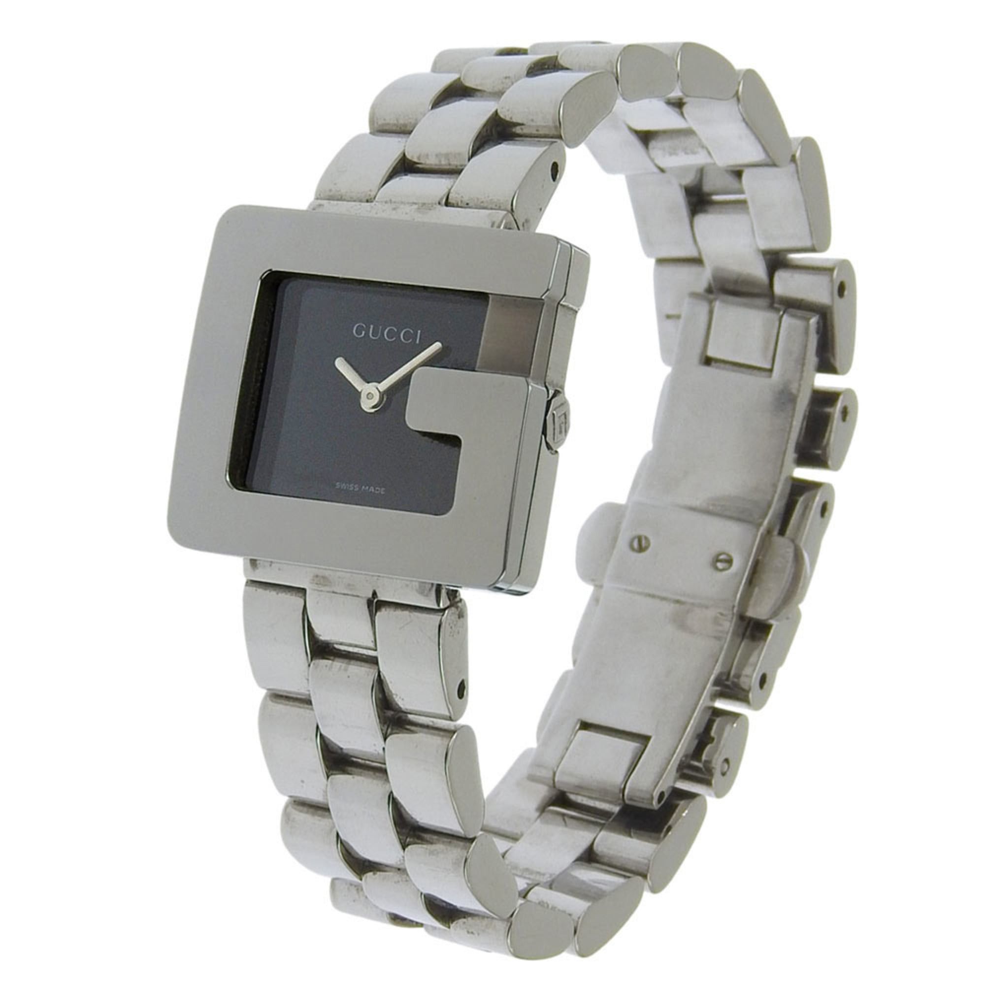 Gucci Gucci G-Watch 3600L Stainless Steel Quartz Analog Black Dial Women's Watch Size ONE SIZE - 2 Thumbnail