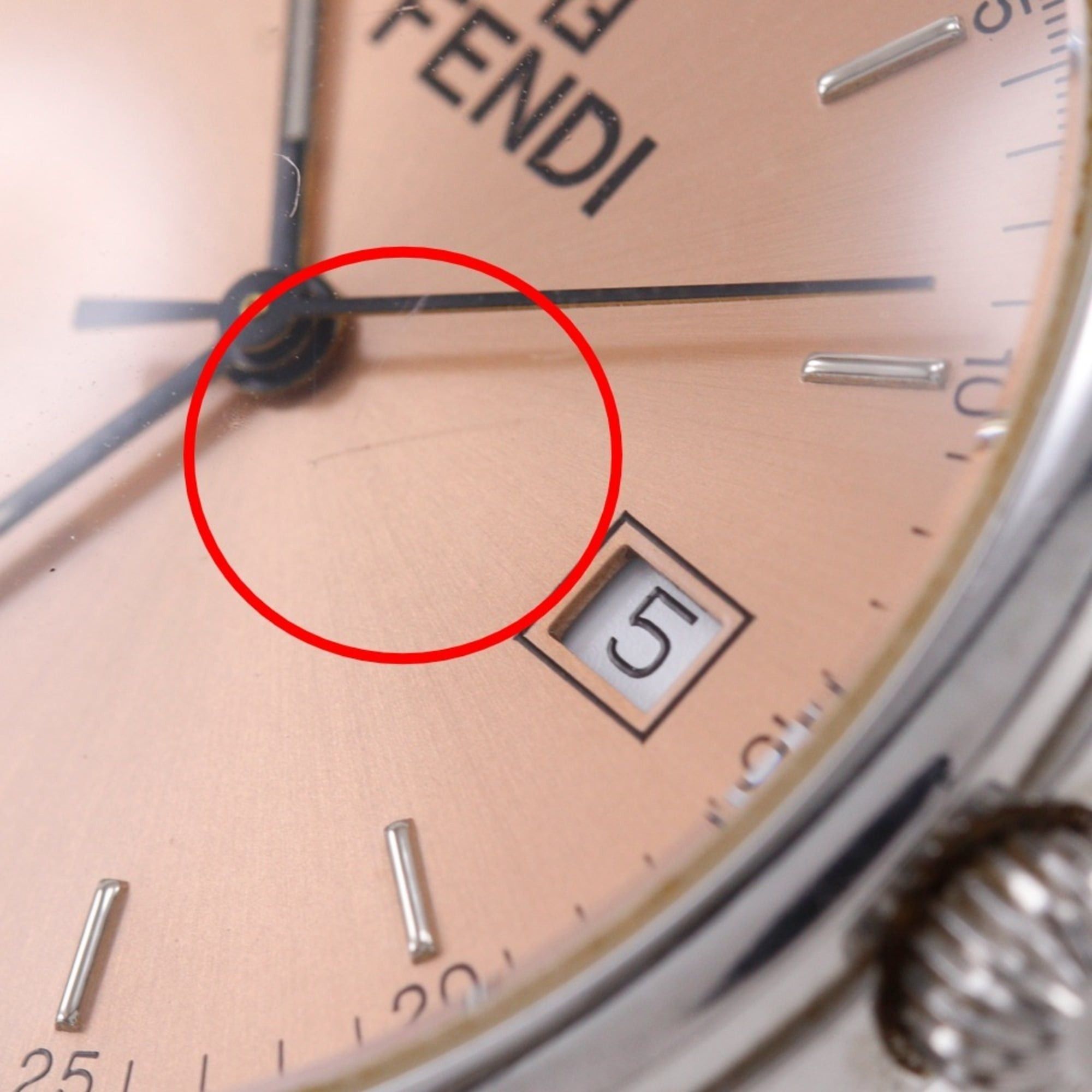 Fendi Fendi Olologi Women's Watch 210G Stainless Steel Quartz Analog Bronze Dial Size ONE SIZE - 9 Thumbnail