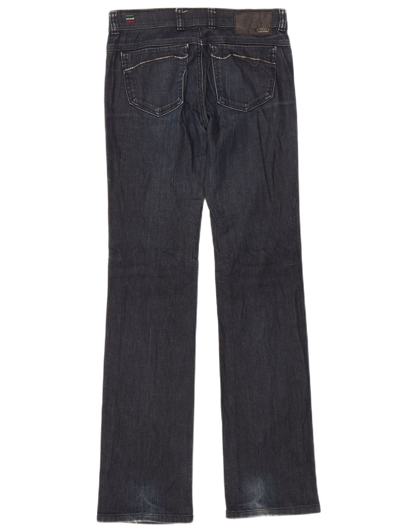 Diesel Womens Soozy Bootcut Jeans W26 L32 Navy Blue Cotton Size 42" / US 20 - 2 Thumbnail