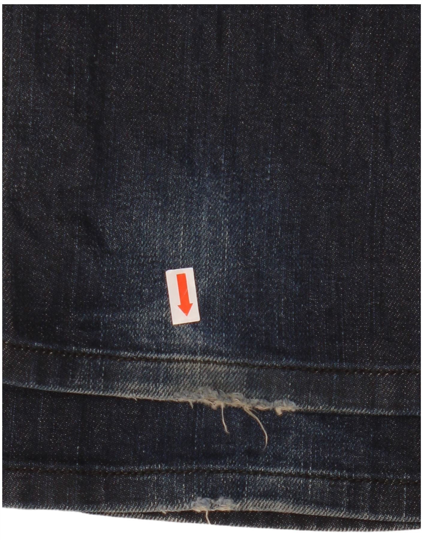 Diesel Womens Soozy Bootcut Jeans W26 L32 Navy Blue Cotton Size 42" / US 20 - 3 Thumbnail