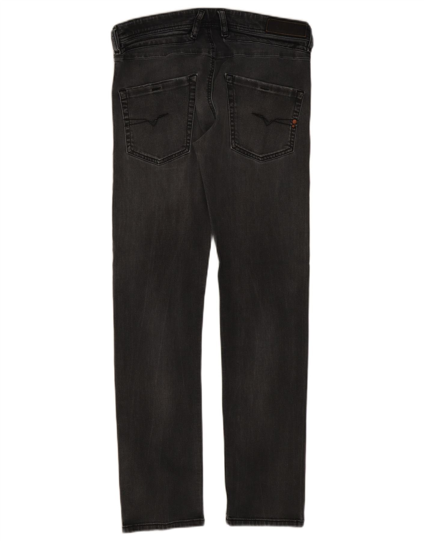 Diesel Womens Belther Regular Slim Jeans W30 L30 Grey Cotton Size 42" / US 20 - 2 Thumbnail