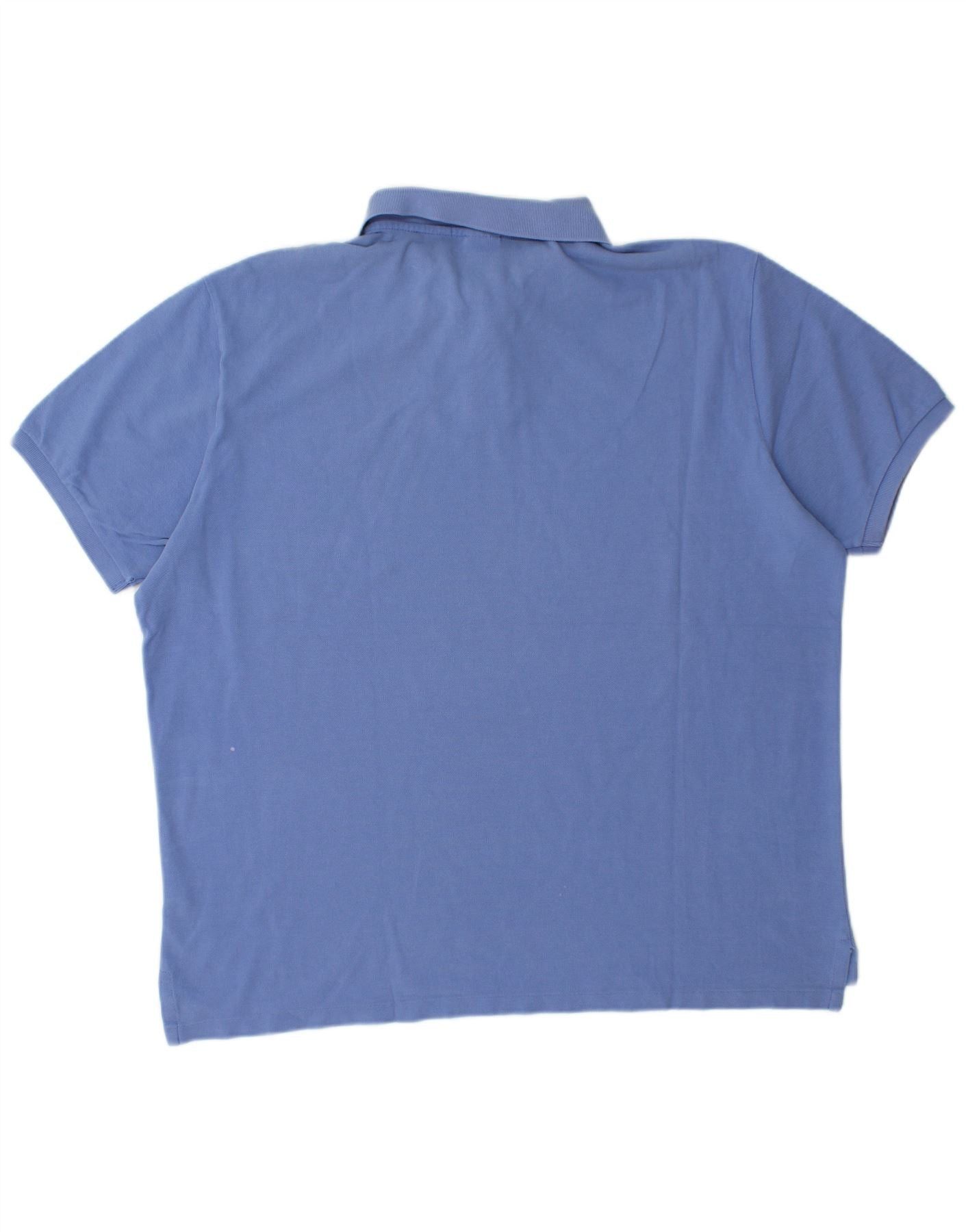 Polo Ralph Lauren Mens Slim Fit Polo Shirt 2XL Blue Cotton Size US L / EU 52-54 / 3 - 2 Thumbnail