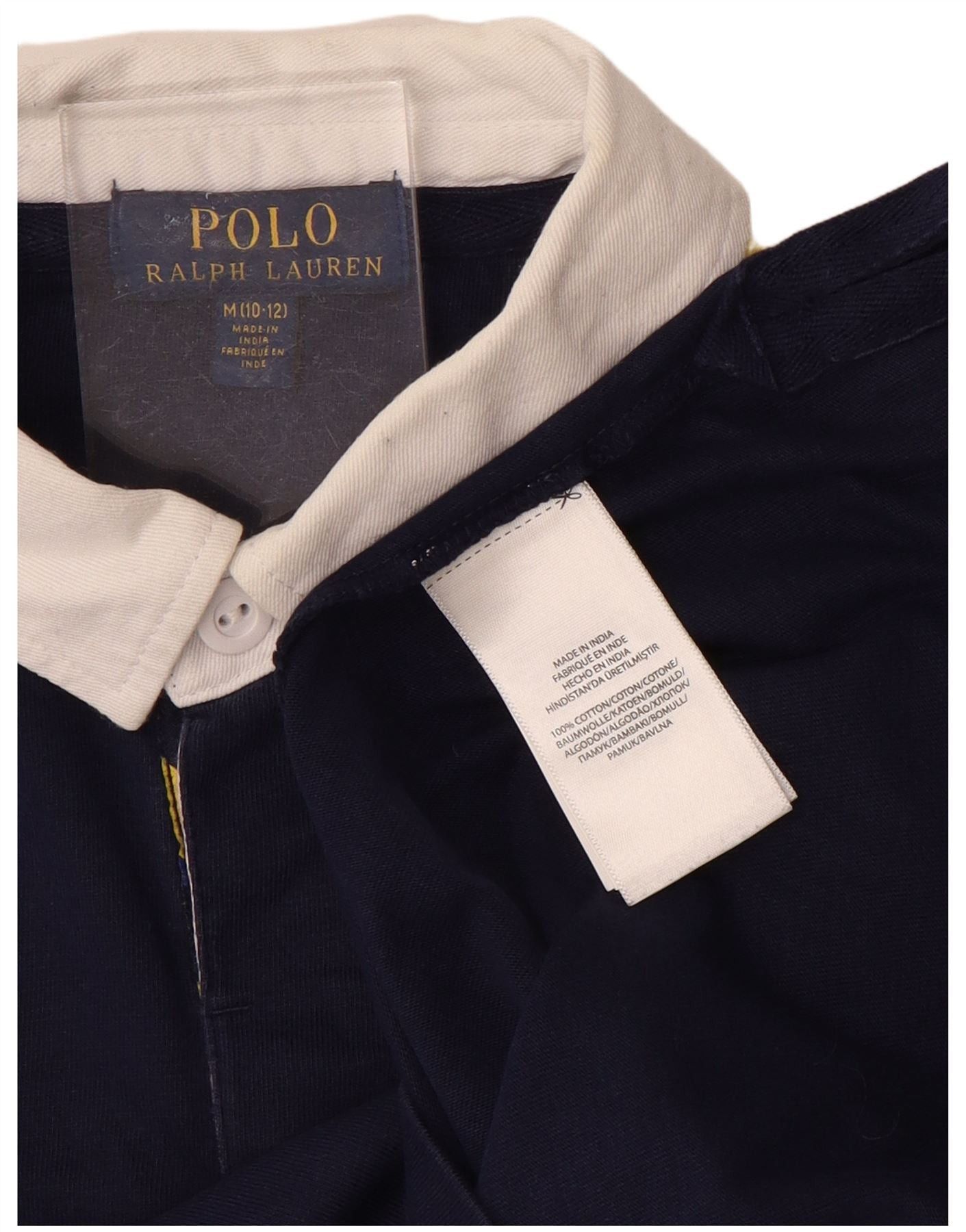Polo Ralph Lauren Boys Graphic Rugby Polo Shirt 10-11 Years Medium Navy Blu Size M / US 6-8 / IT 42-44 - 3 Thumbnail
