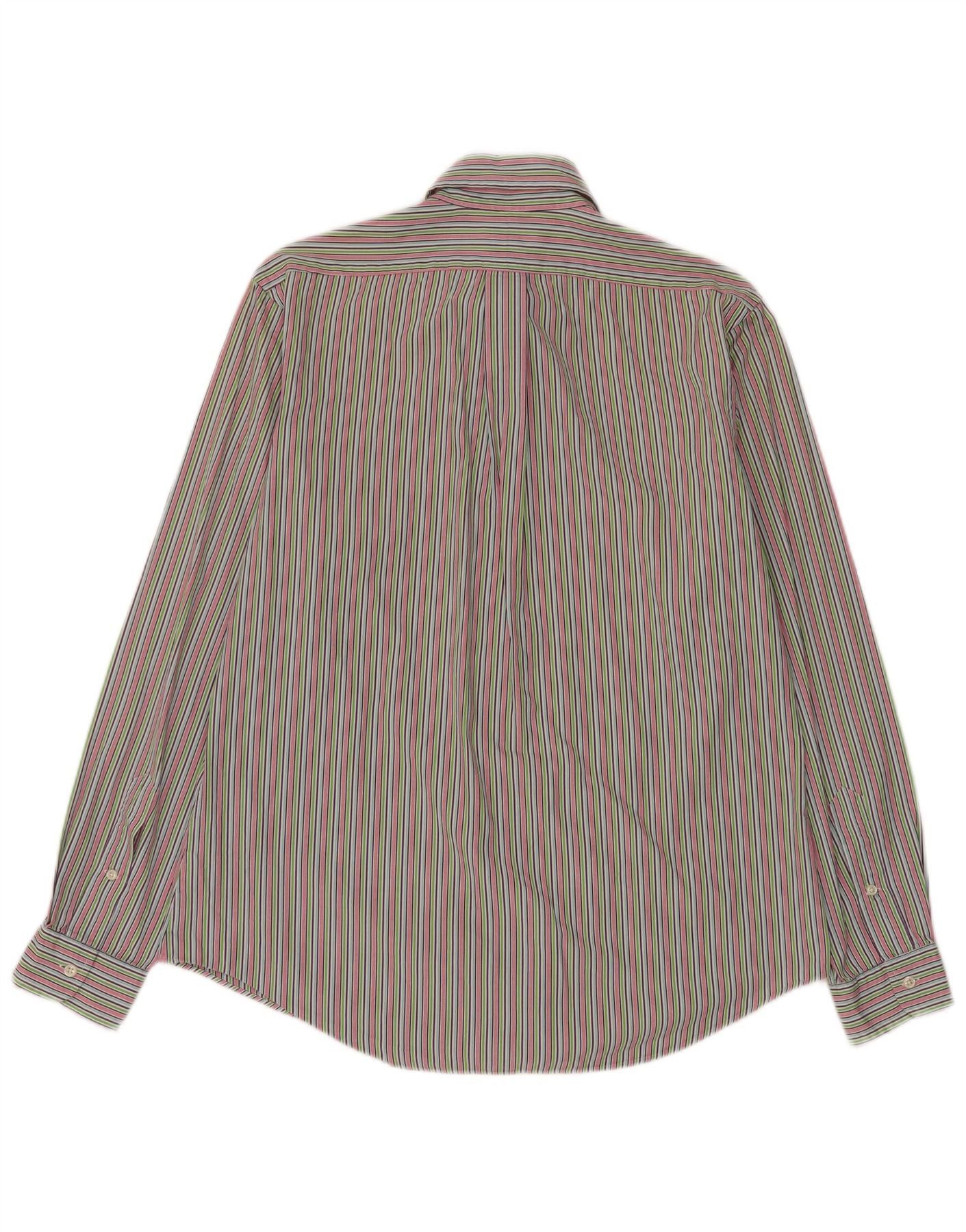 Polo Ralph Lauren Mens Shirt 40/41 16 Large Multicoloured Striped Size US L / EU 52-54 / 3 - 2 Thumbnail