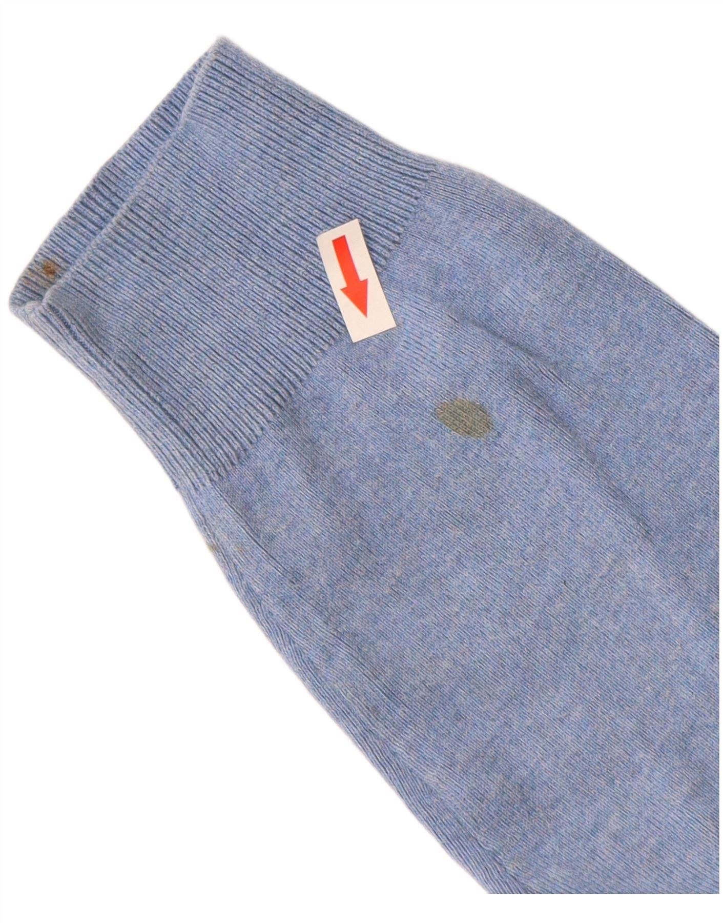 Polo Ralph Lauren Mens V-Neck Jumper Sweater Medium Blue Cotton Size US M / EU 48-50 / 2 - 3 Thumbnail