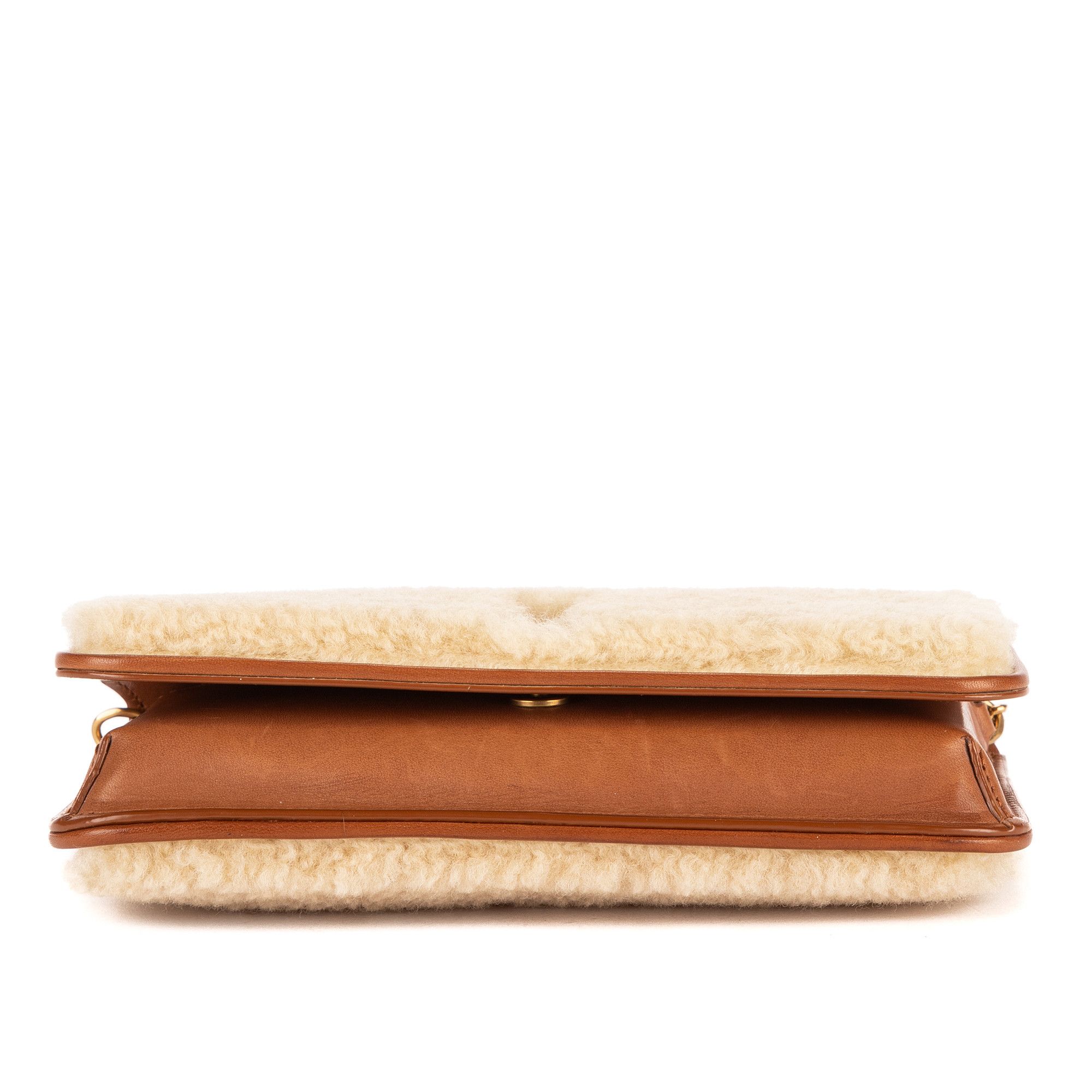 Yves Saint Laurent Loulou Shearling Pochette Mini Size ONE SIZE - 6 Thumbnail