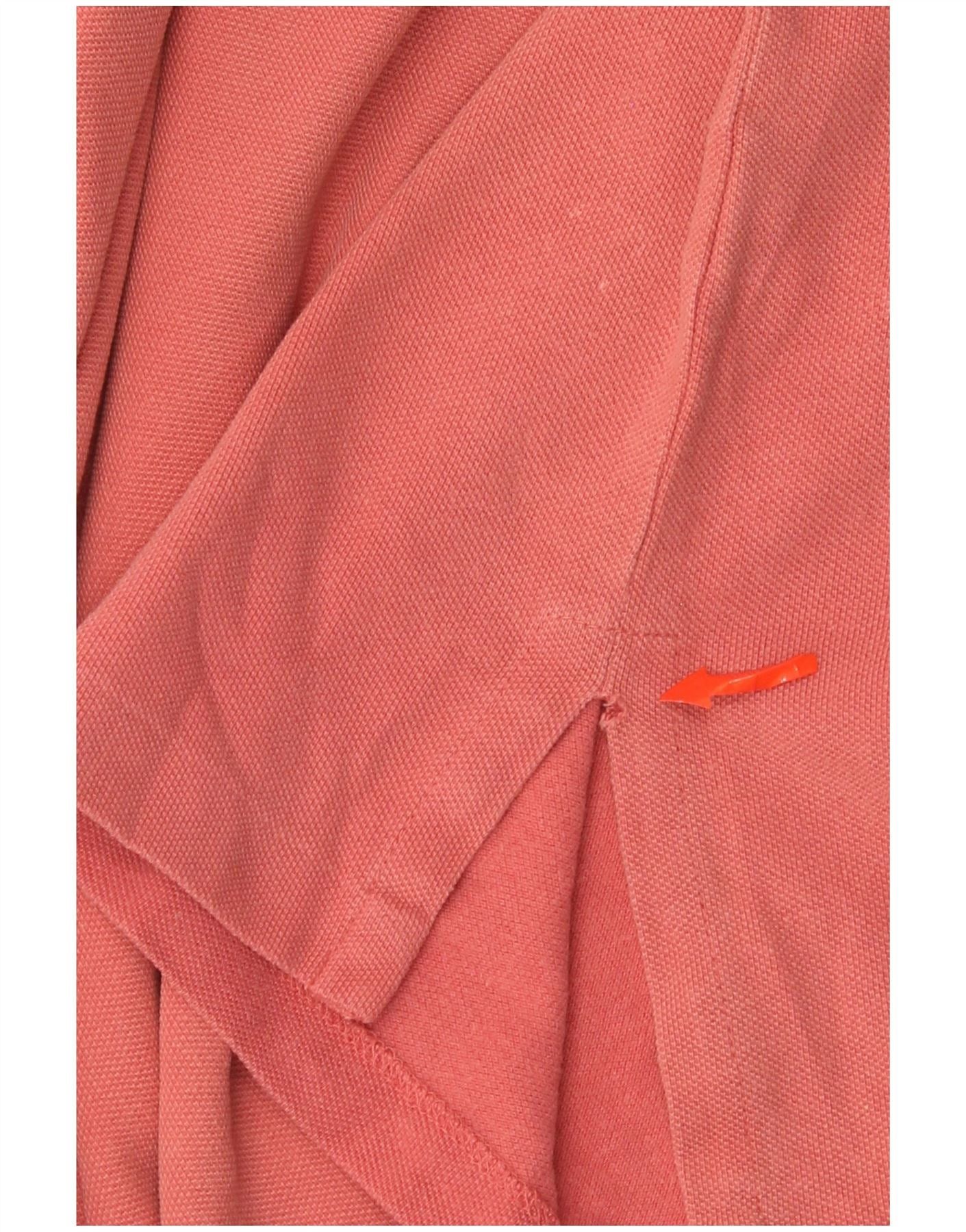Polo Ralph Lauren Mens Custom Fit Polo Shirt Large Pink Cotton Size US L / EU 52-54 / 3 - 3 Thumbnail