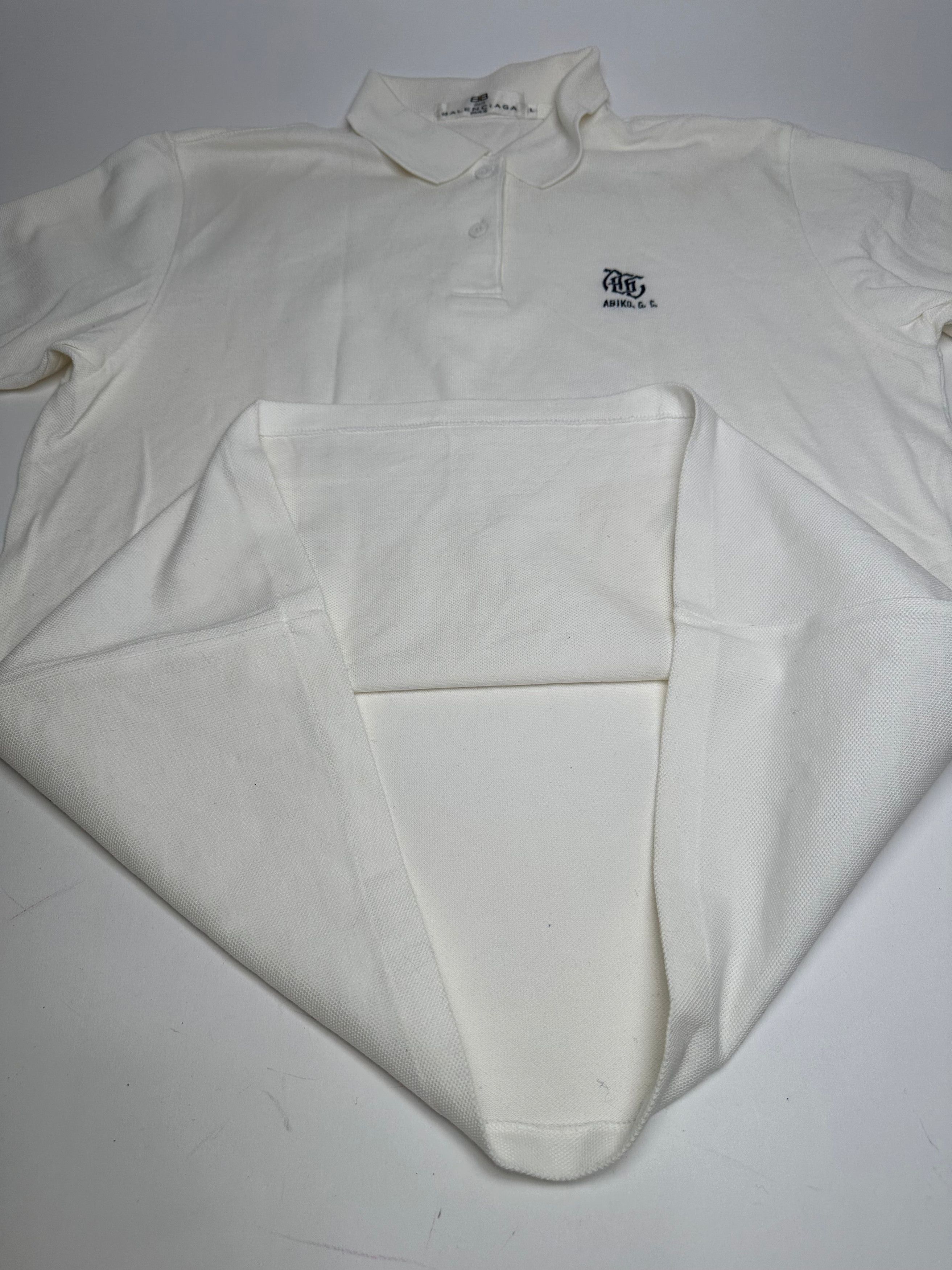Balenciaga Vintage Sport Polo Shirt White L Size L / US 10 / IT 46 - 7 Thumbnail