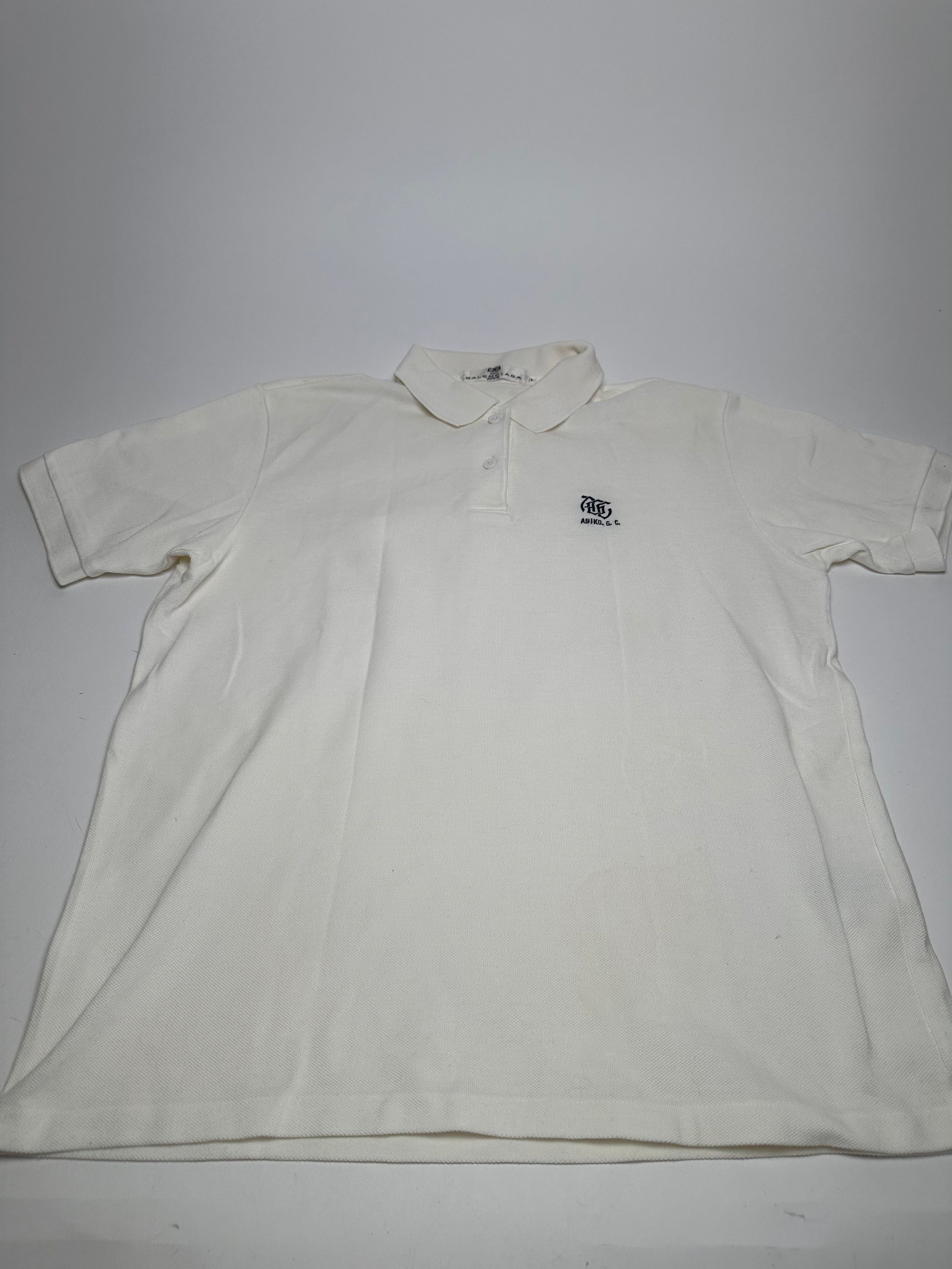 Balenciaga Vintage Sport Polo Shirt White L Size L / US 10 / IT 46 - 4 Thumbnail