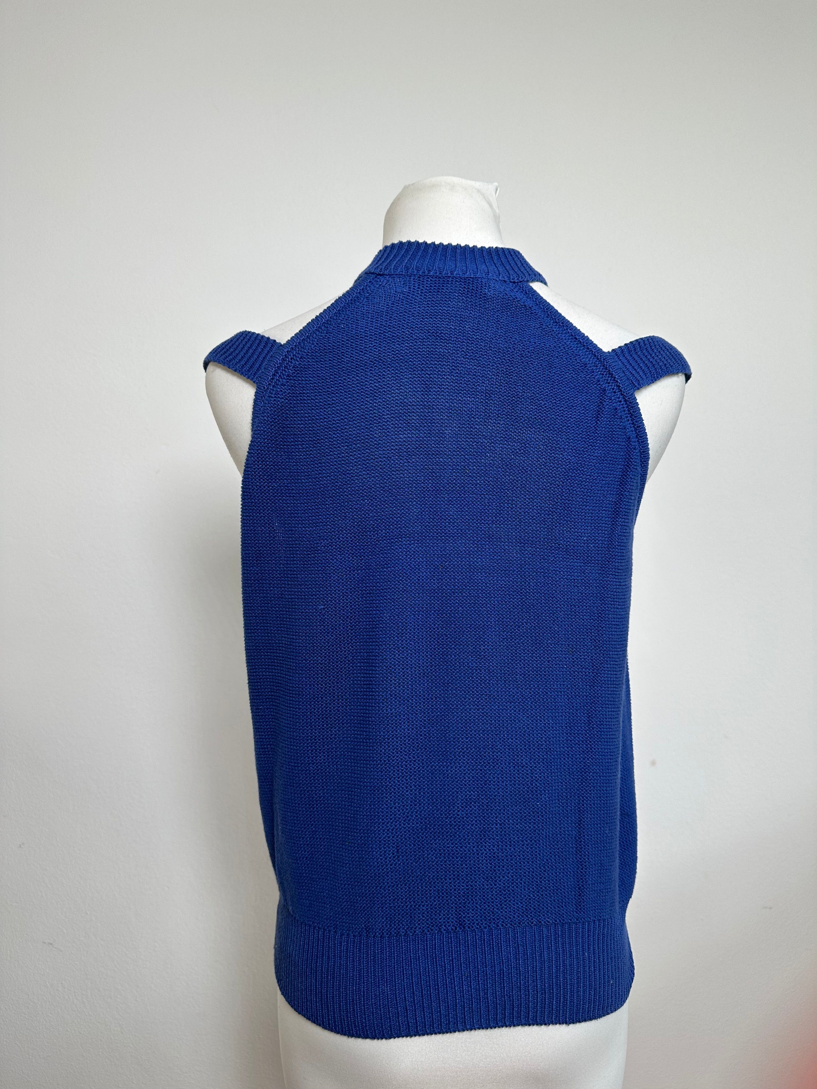Chloe Vintage Top Blue 40/L Size L / US 10 / IT 46 - 3 Thumbnail