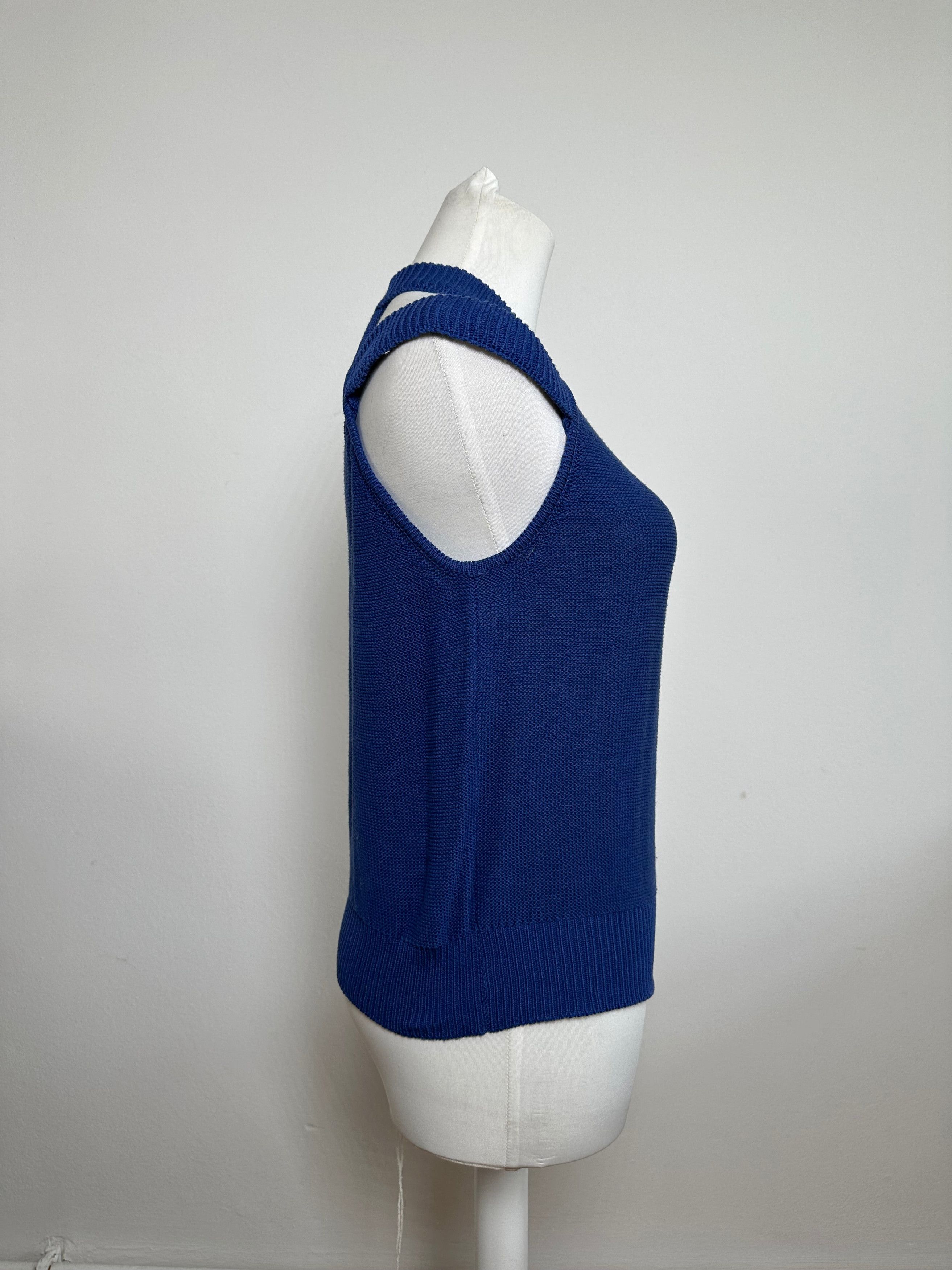 Chloe Vintage Top Blue 40/L Size L / US 10 / IT 46 - 2 Thumbnail