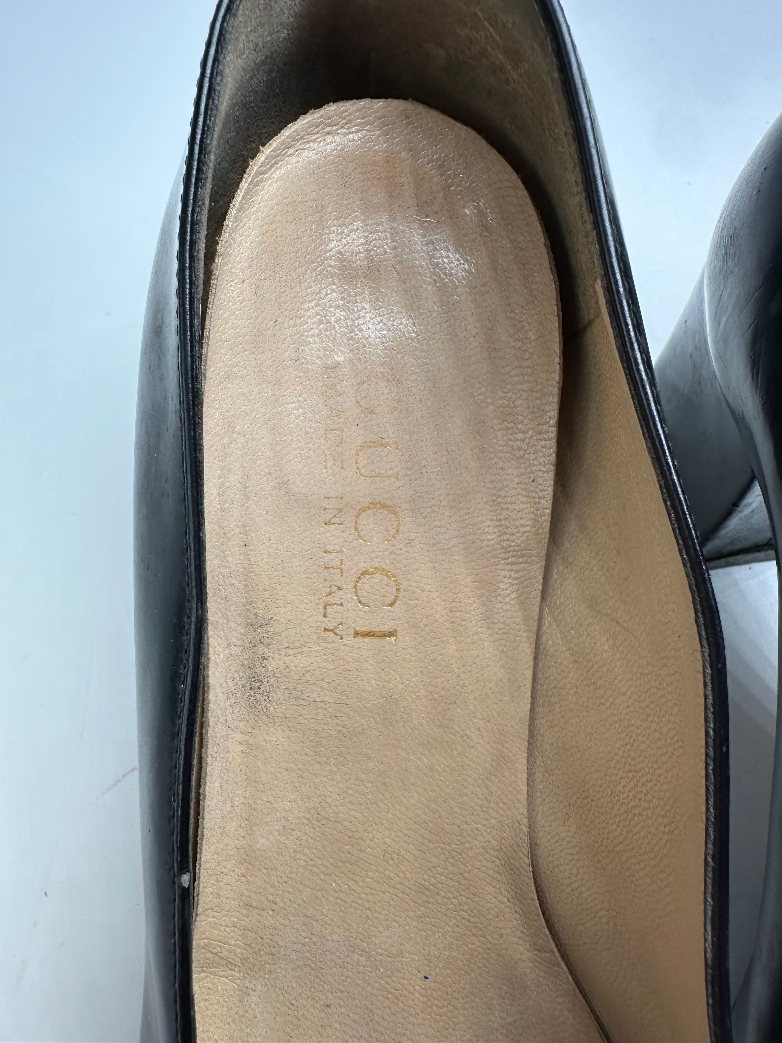 Gucci Vintage Patent Leather Horsebit Pumps EU35,5 Size US 4 / IT 34 - 7 Thumbnail