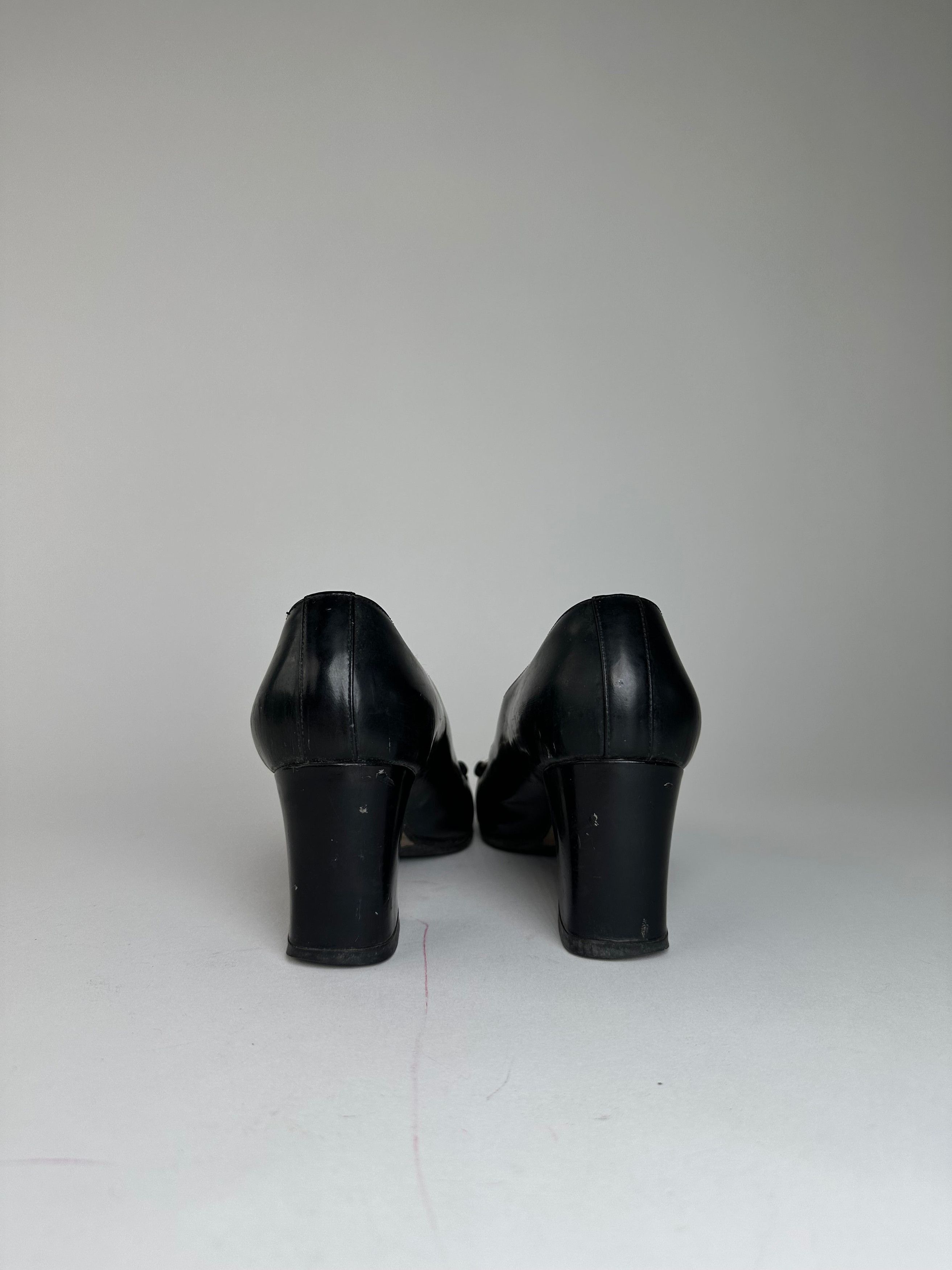 Gucci Vintage Patent Leather Horsebit Pumps EU35,5 Size US 4 / IT 34 - 4 Thumbnail